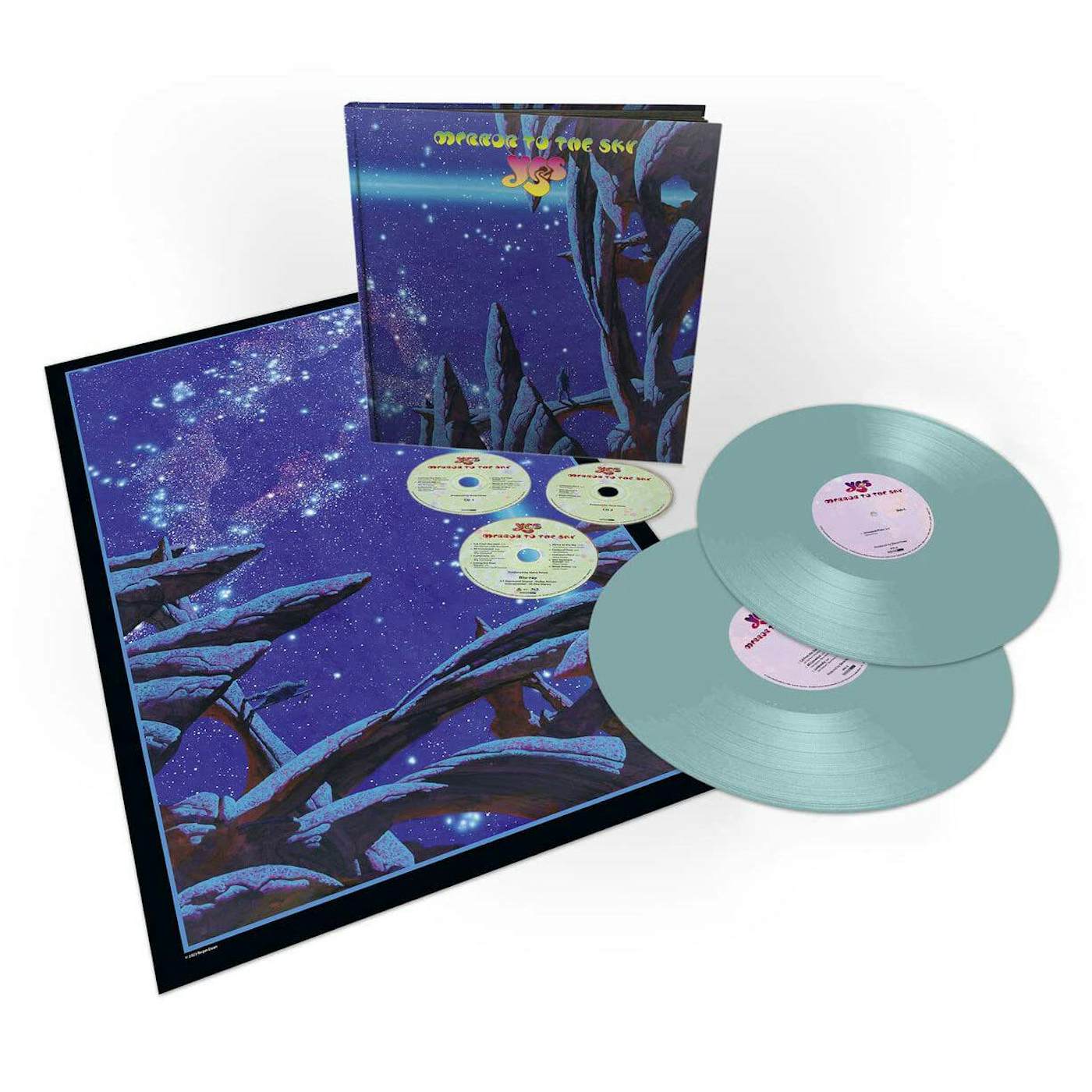 Yes Mirror To The Sky (Limited Edition/2 Electric Blue LP/2 CD+Blu Ray) Vinyl Record