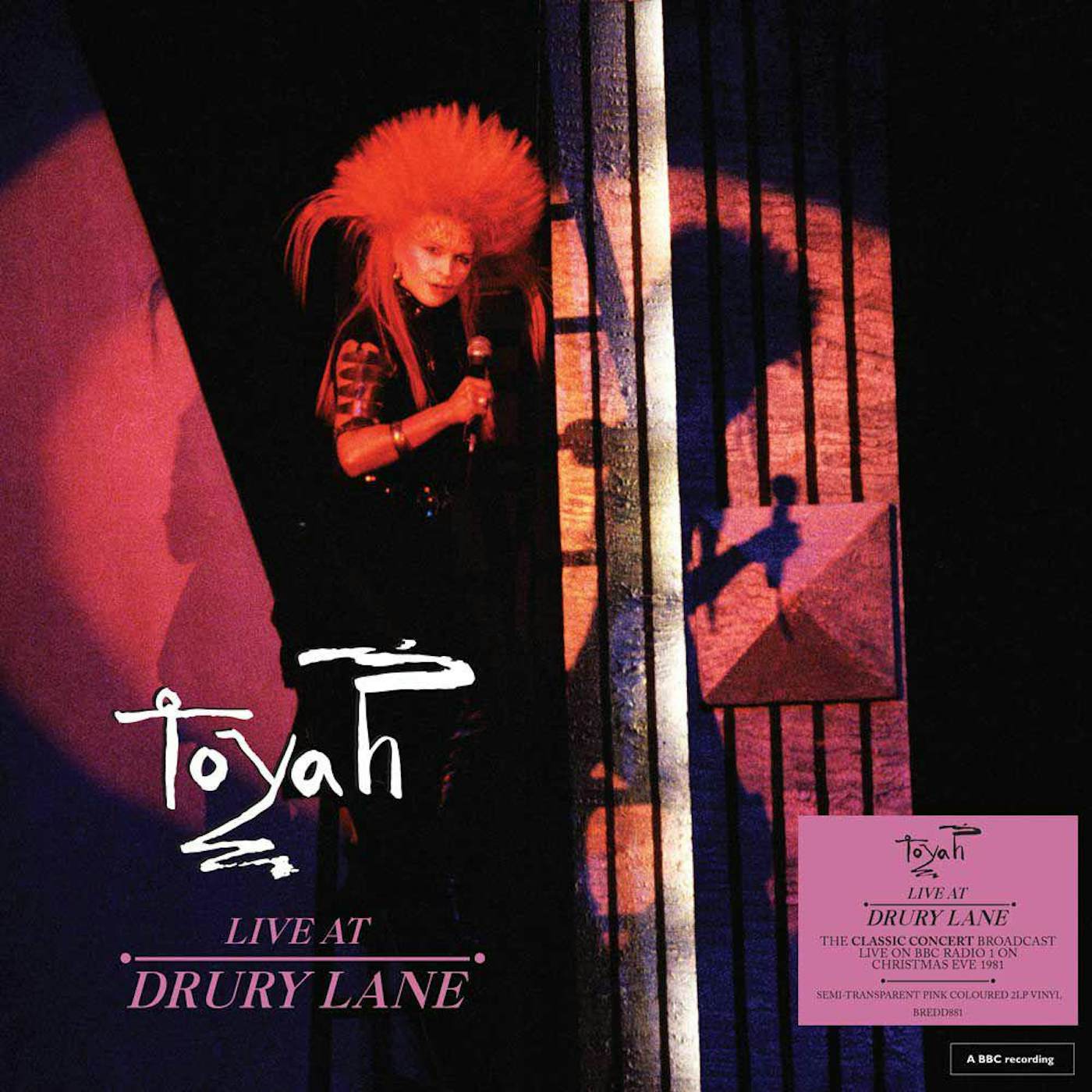 Toyah Live At Drury Lane (2LP/Pink) Vinyl Record