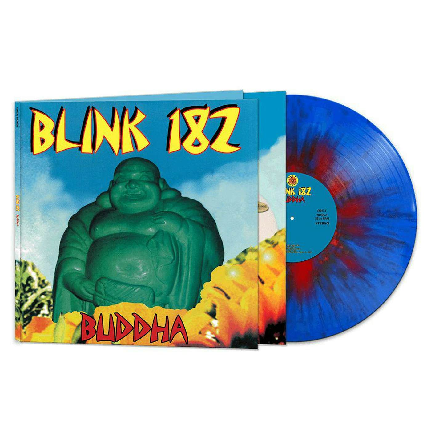 blink-182 Buddha (Blue/Red Splatter) Vinyl Record