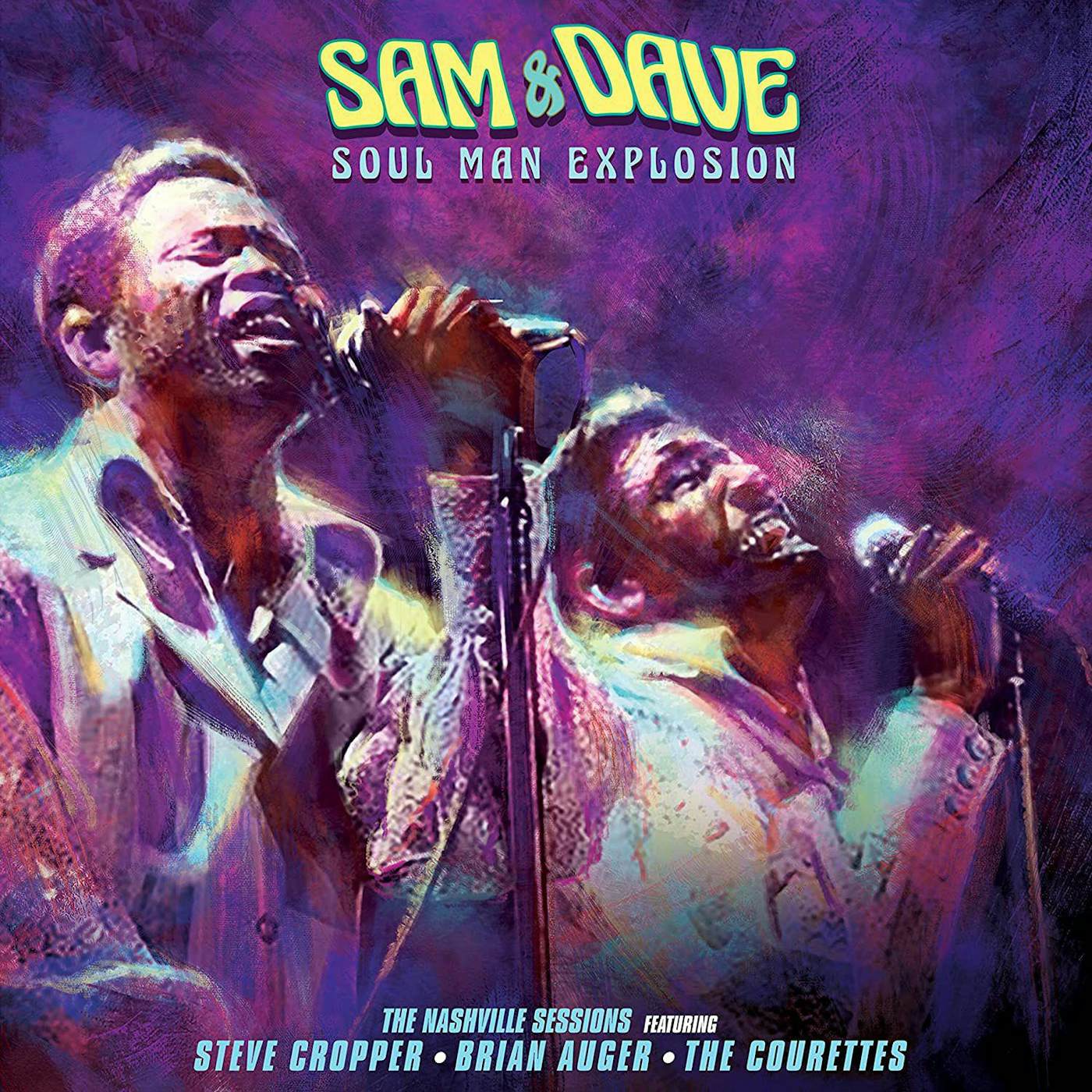 Sam & Dave Soul Man Explosion - Purple Haze Splatter Vinyl Record