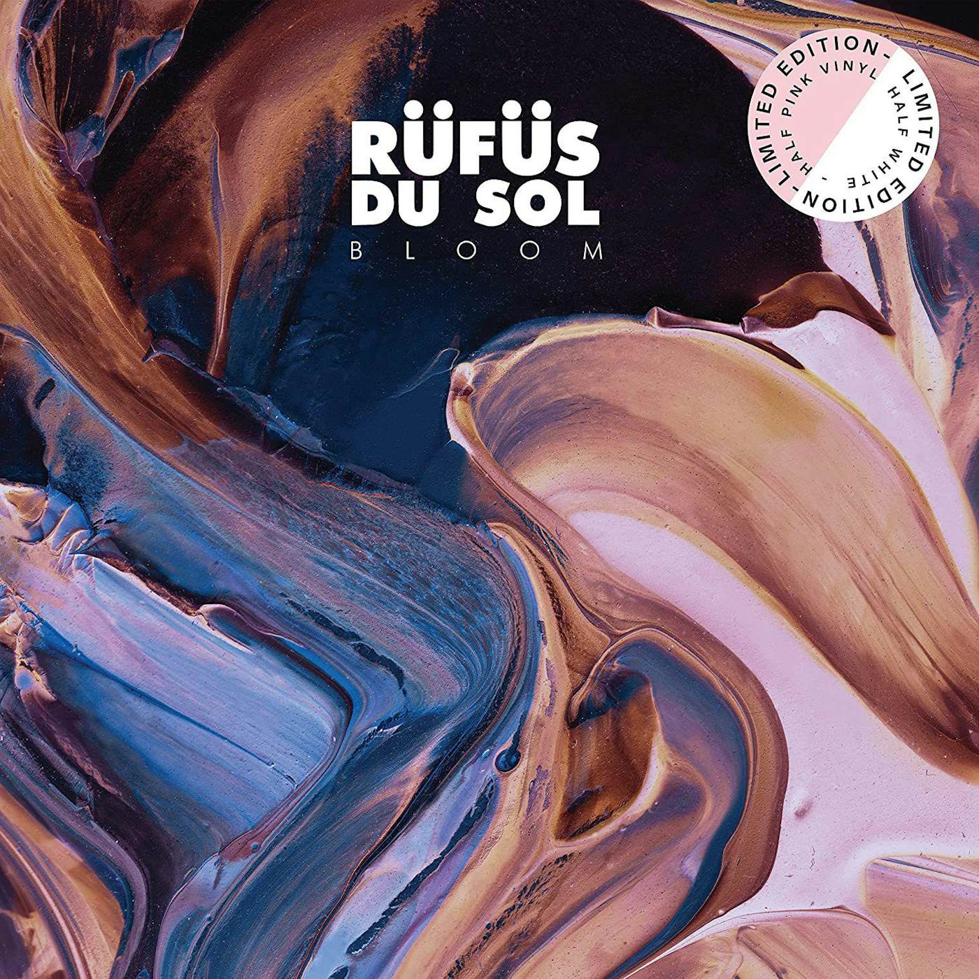 RÜFÜS DU SOL Bloom (2LP/Pink/White) Vinyl Record