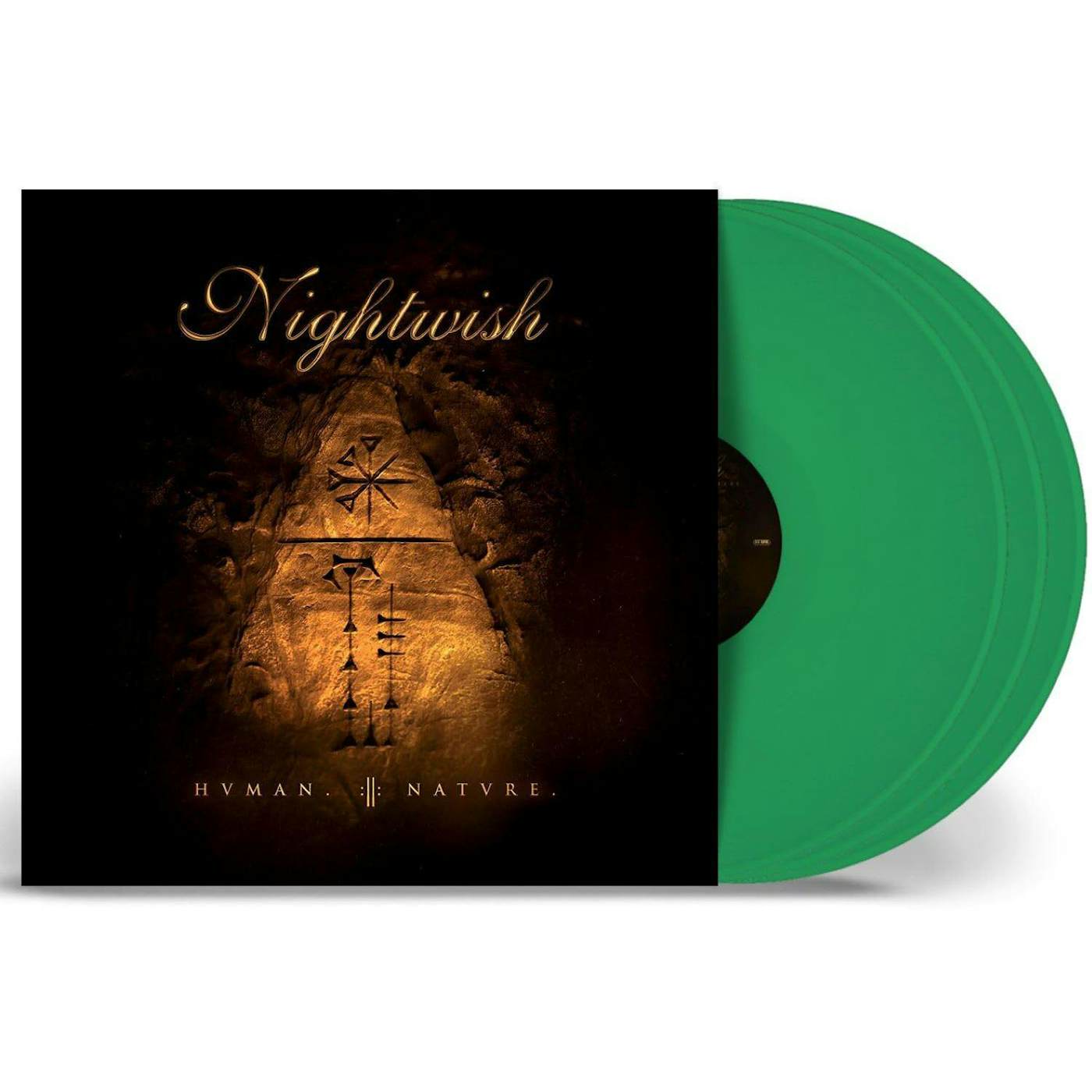 Nightwish Human. :II: Nature. (Astro Green) Vinyl Record