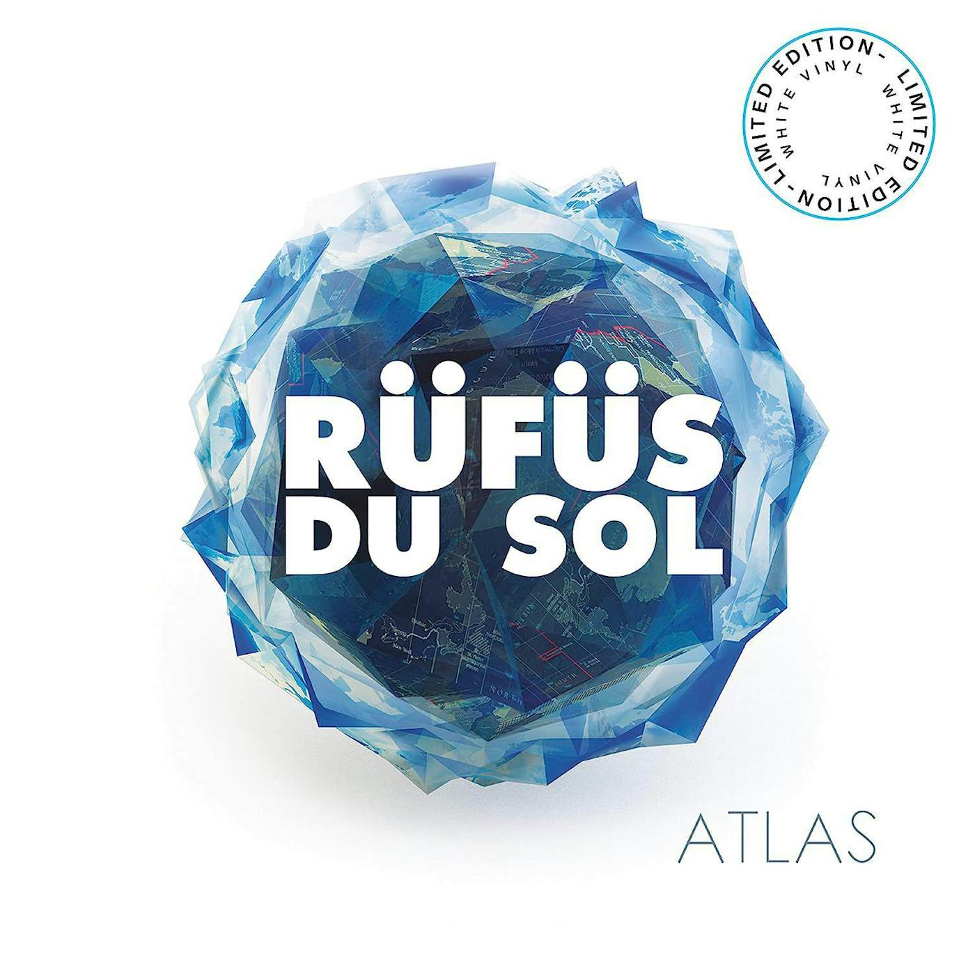 RÜFÜS DU SOL Atlas Vinyl (2LP/White) Record
