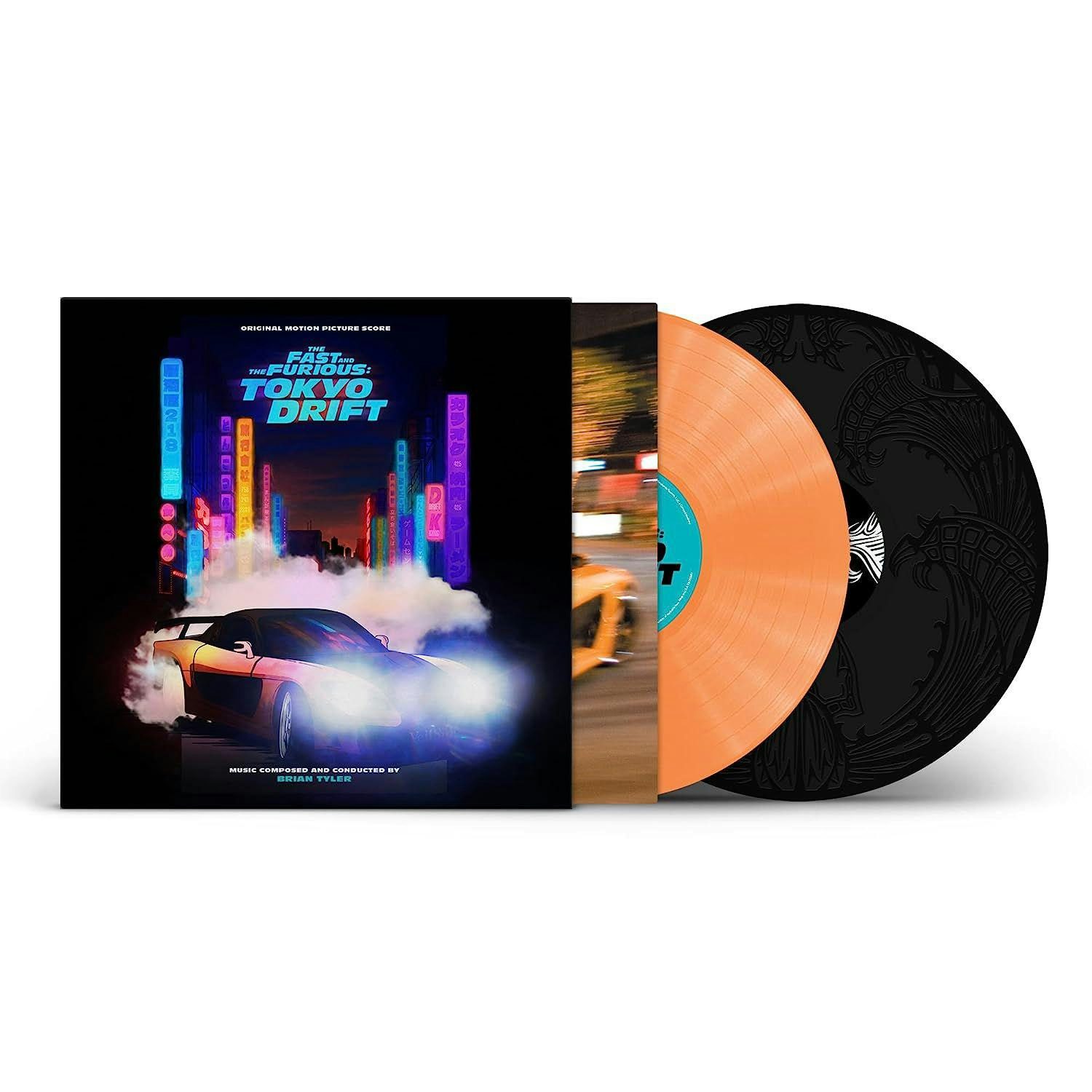 Brian Tyler Fast And The Furious: Tokyo Drift (Original Score/Orange/Black)  Vinyl Record