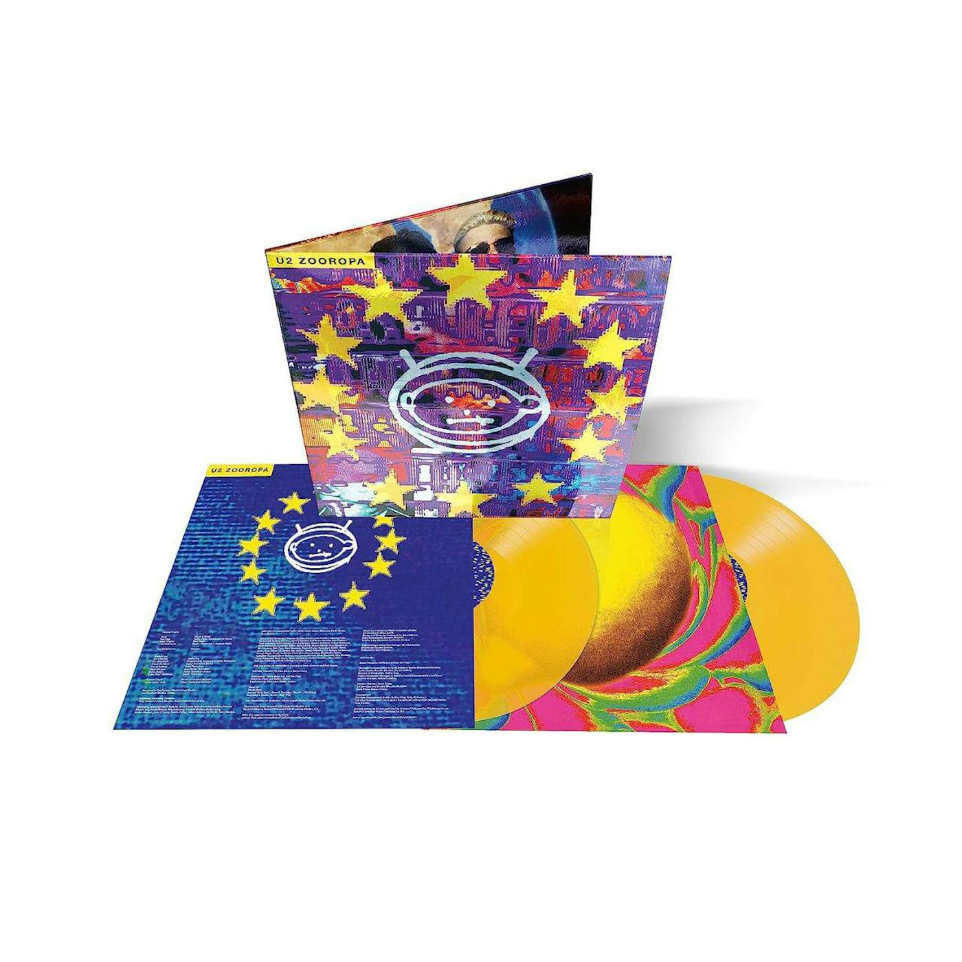 U2 Zooropa (Limited Edition/2LP/Transparent Yellow) Vinyl Record