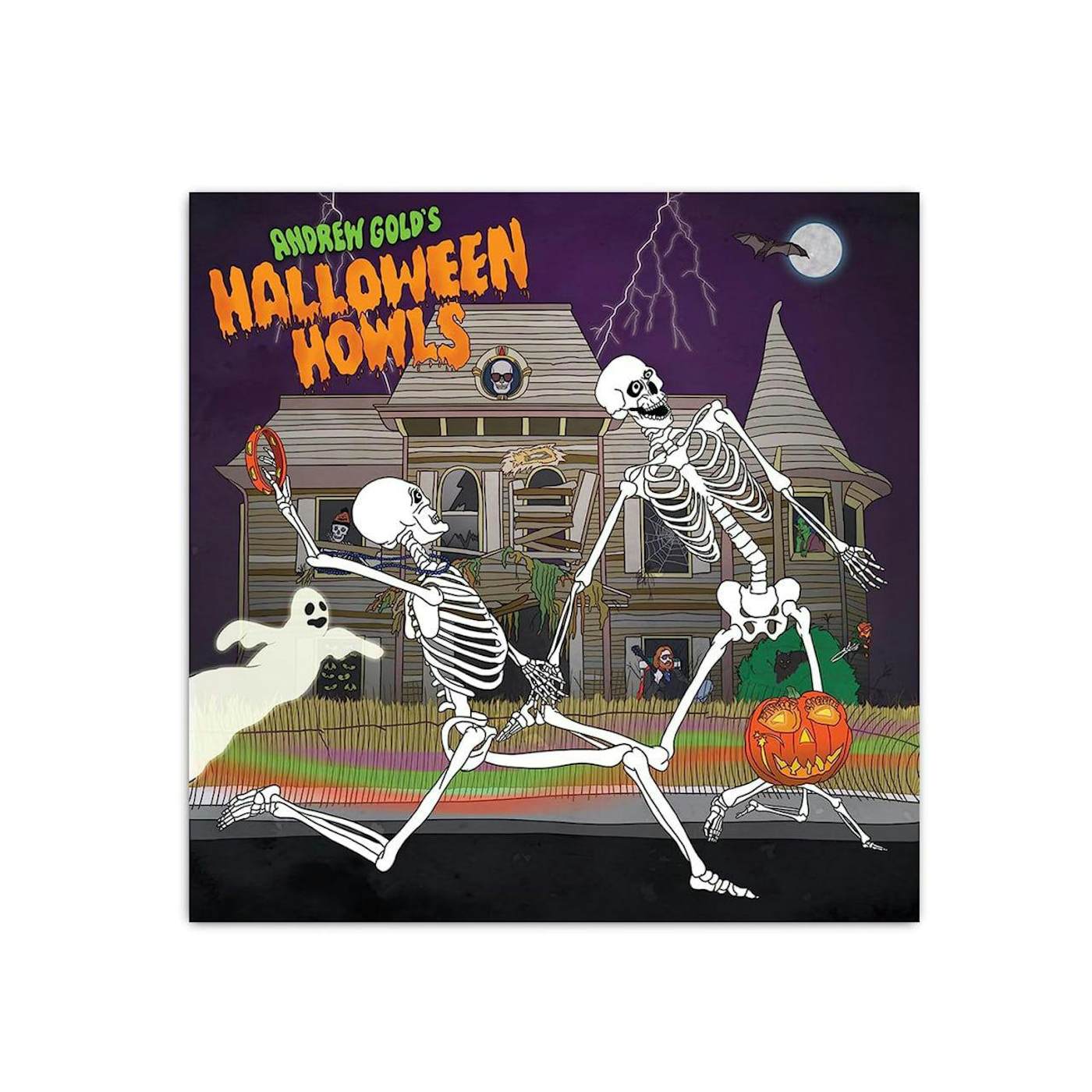 Andrew Gold Halloween Howls: Fun & Scary Music (Deluxe Edition/White) Vinyl Record