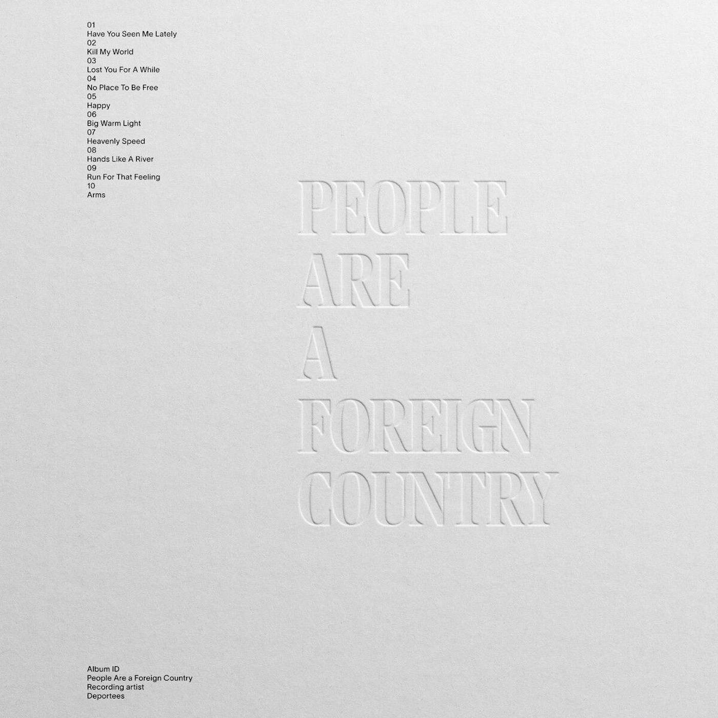Deportees People Are A Foreign Country Vinyl Record
