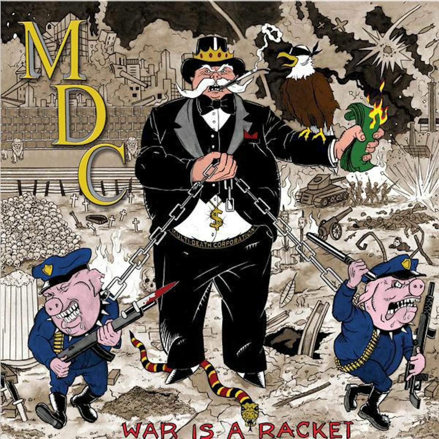 MDC War Is A Racket - Pink Vinyl Record