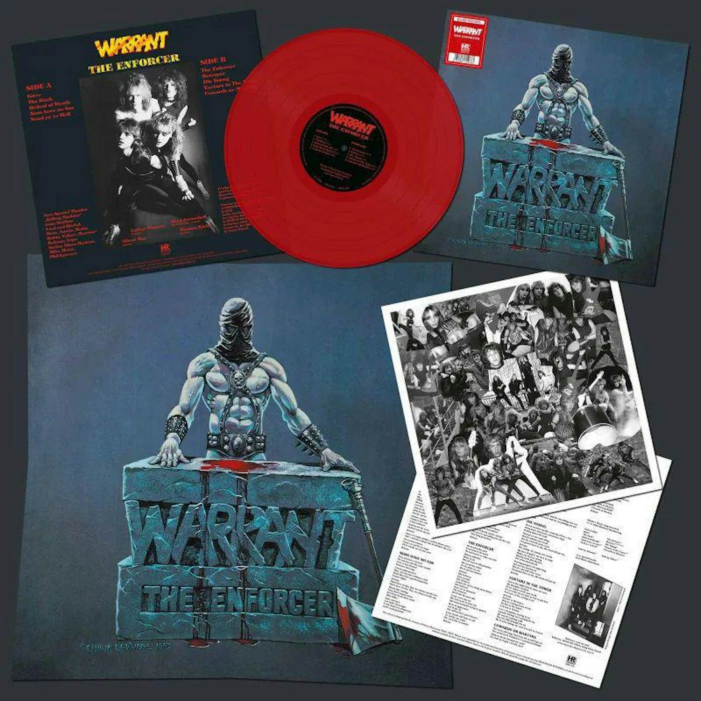 Warrant Enforcer (Blood-Red) Vinyl Record