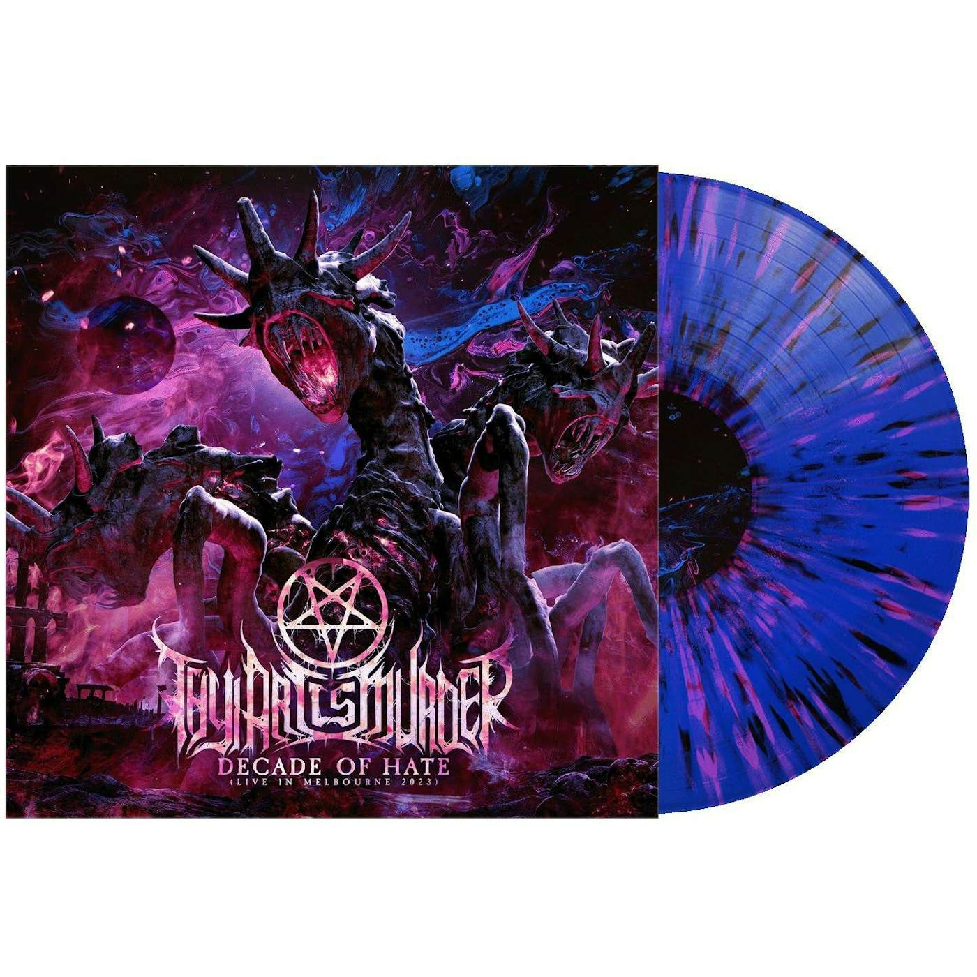 Thy Art Is Murder Decade Of Hate (Live In Melbourne 2023) (Blue) Vinyl Record
