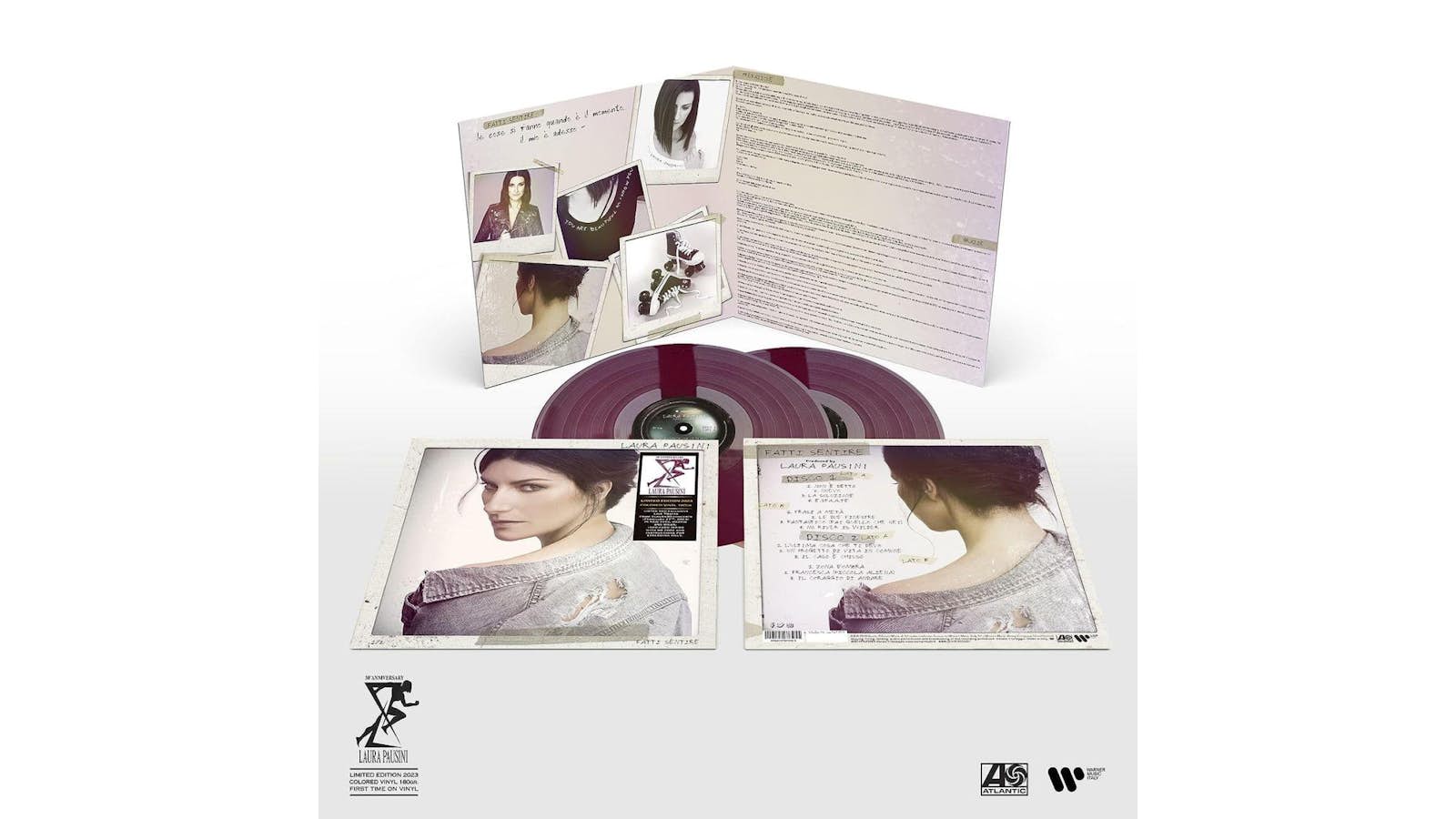 Laura Pausini Fatti Sentire (Ltd Numbered 180gm Bourdeaux Colored) Vinyl  Record