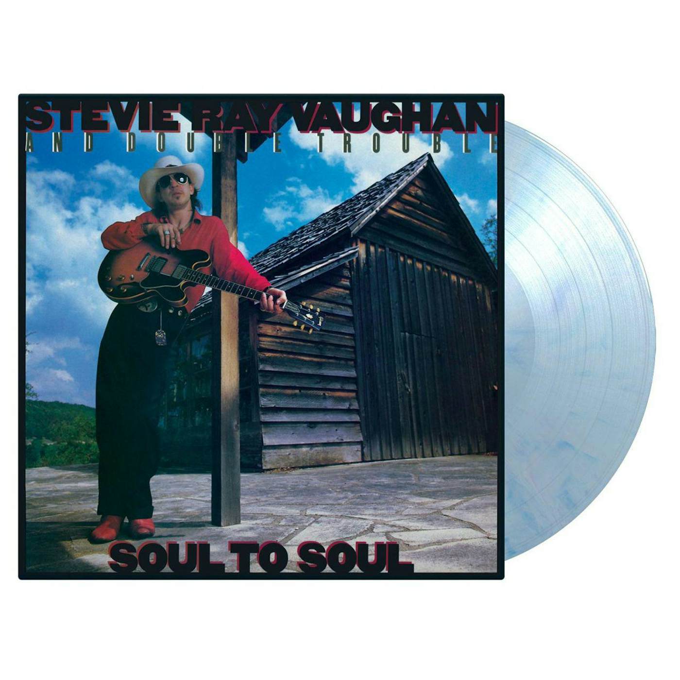 Stevie Ray Vaughan Soul To Soul (Limited/180g/Blue Marble Colored) Vinyl Record