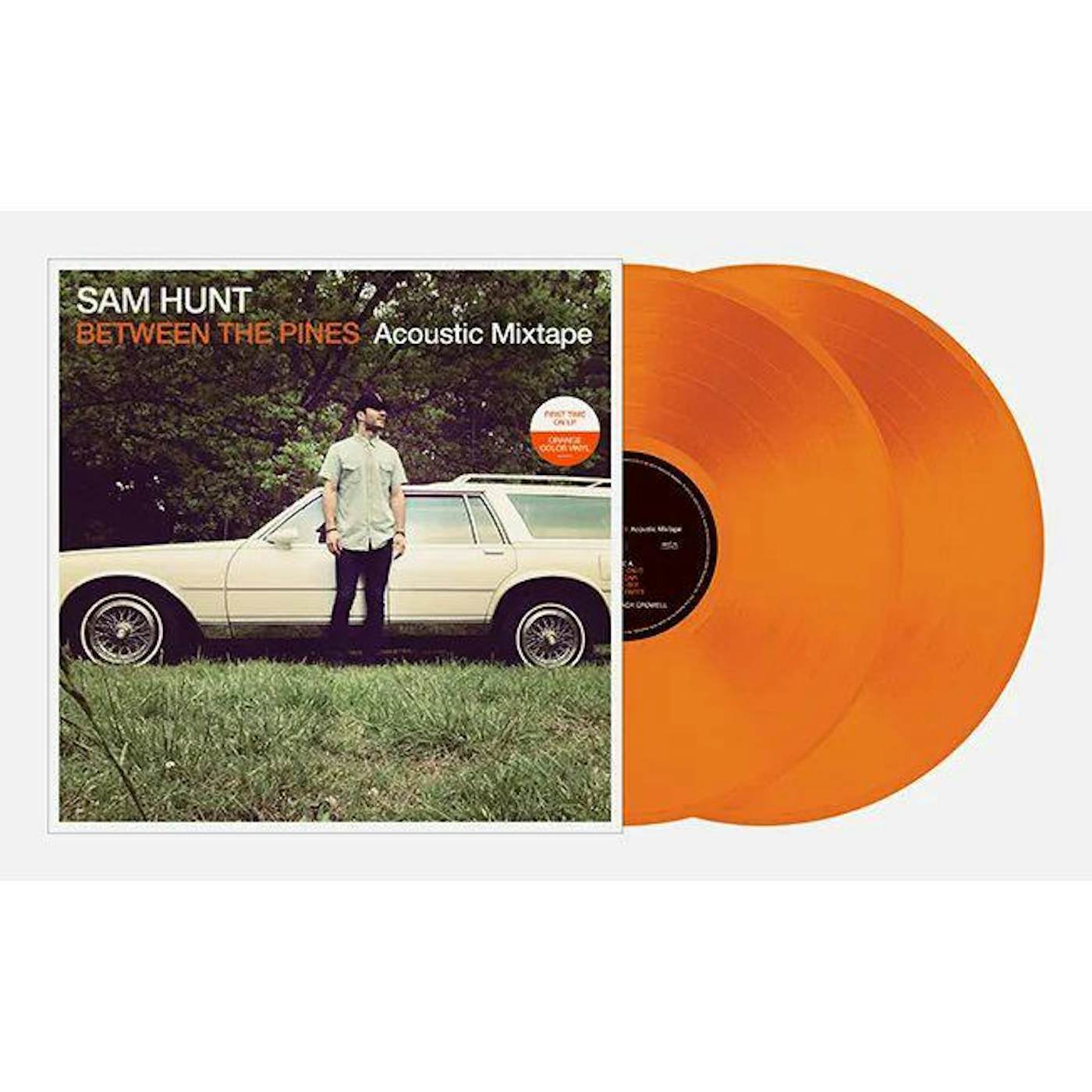 Sam Hunt Between The Pines (Acoustic Mixtape) (Orange) Vinyl Record