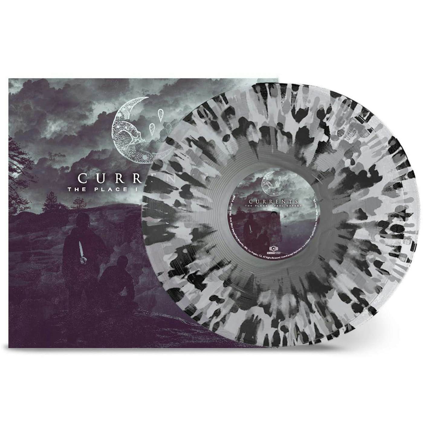 Currents Place I Feel Safest (Clear W/ Silver & Black) Vinyl Record