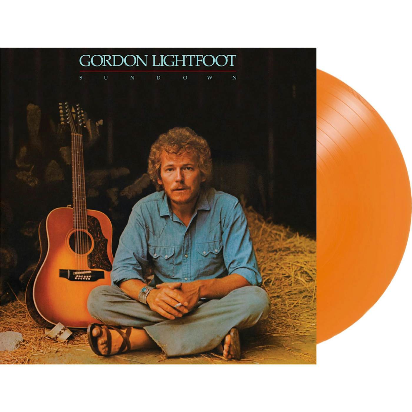 Gordon Lightfoot Sundown Limited Orange Vinyl Record