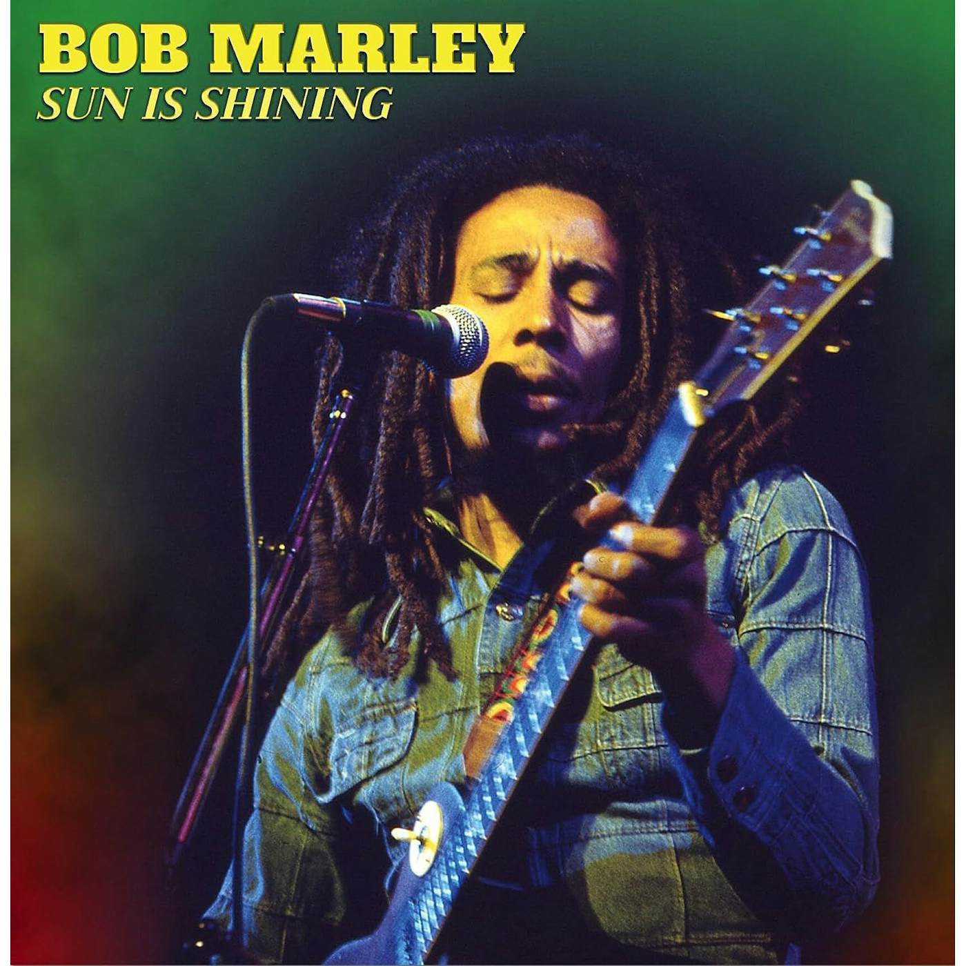 Bob Marley Sun Is Shining - Yellow Marble Vinyl Record