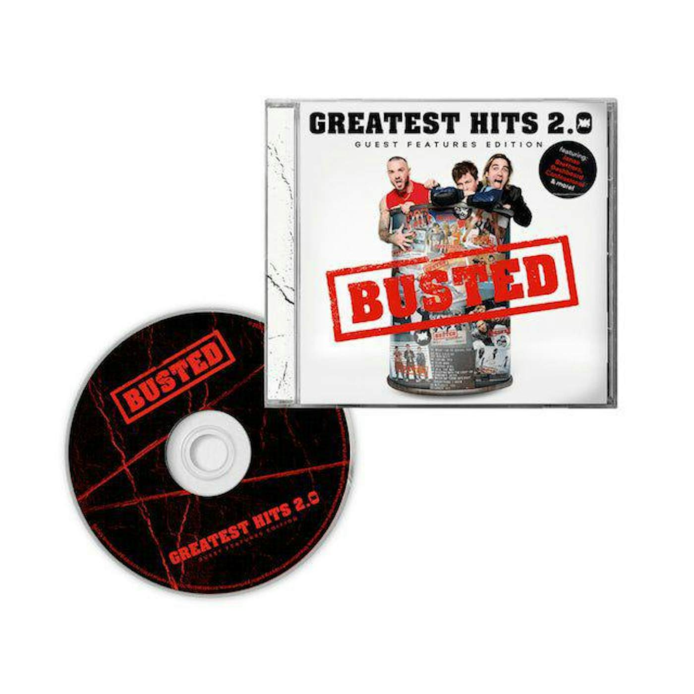 Busted GREATEST HITS 2.0 - GUEST FEATURES EDITION CD