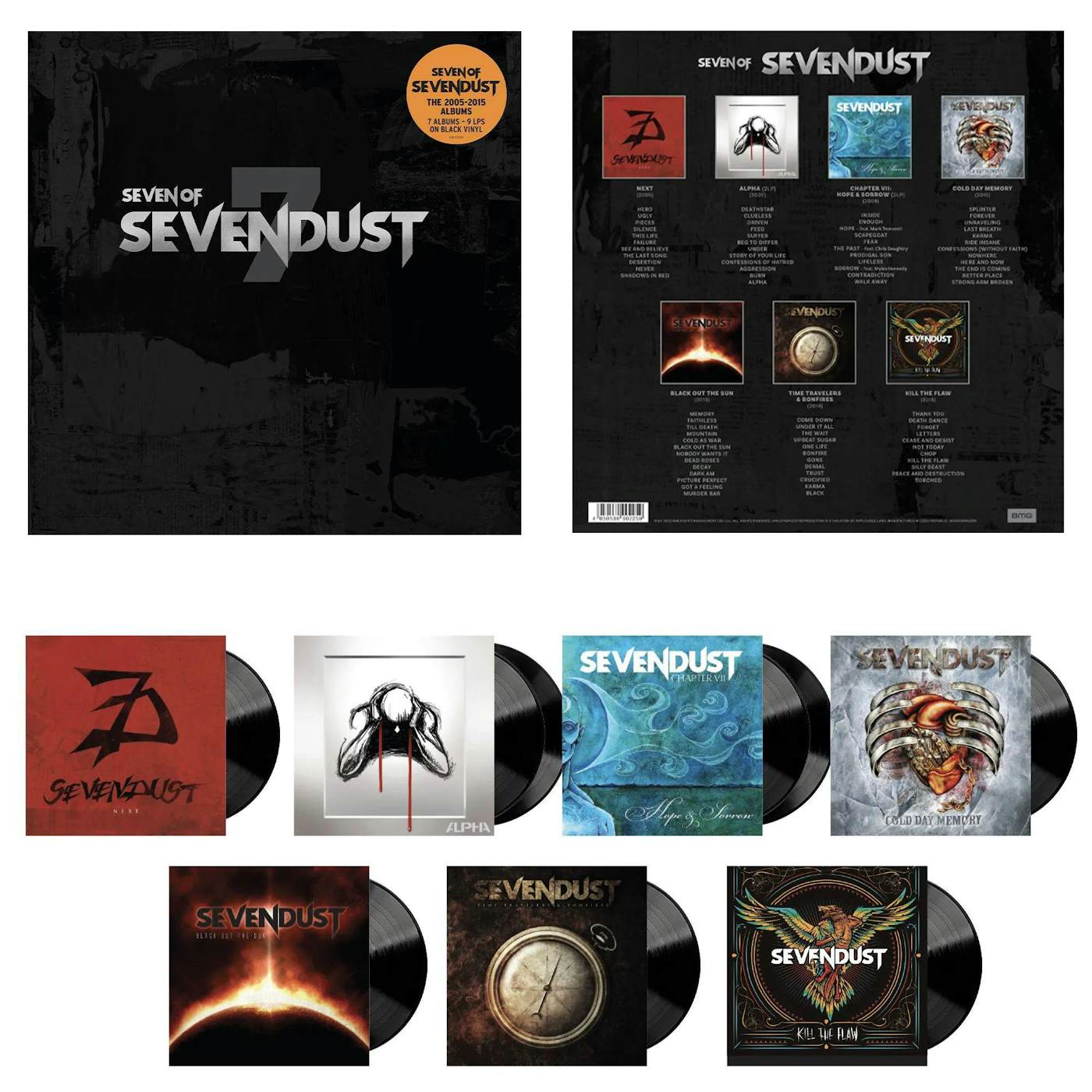 Seven Of Sevendust (Box Set) Vinyl Record