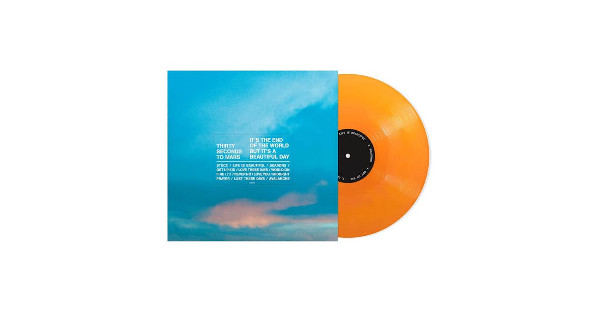 It's The End Of The World But It's A Beautiful Day Exclusive Sky Vinyl  (Signed)
