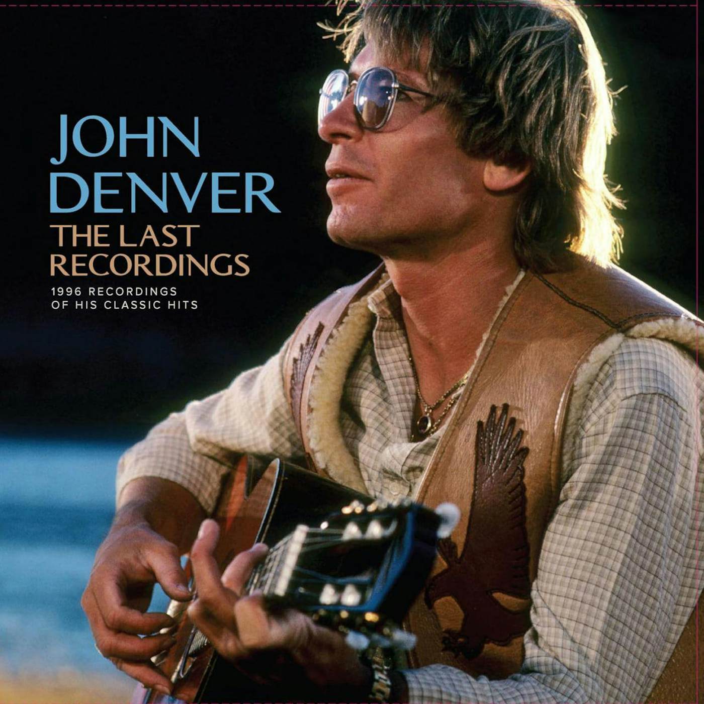 John Denver The Last Recordings (Blue Seafoam Wave) Vinyl Record