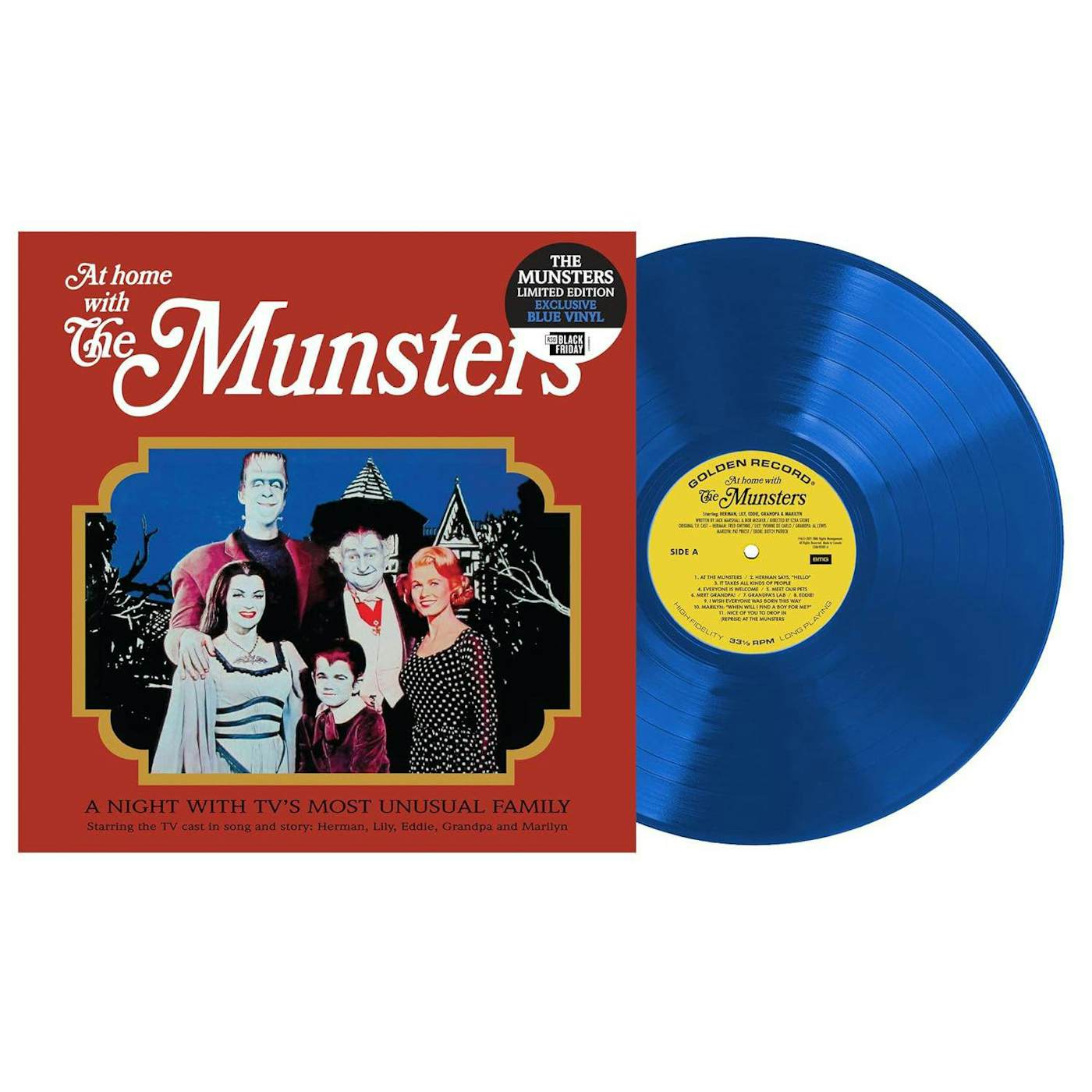 At Home With The Munsters (Blue) Vinyl Record