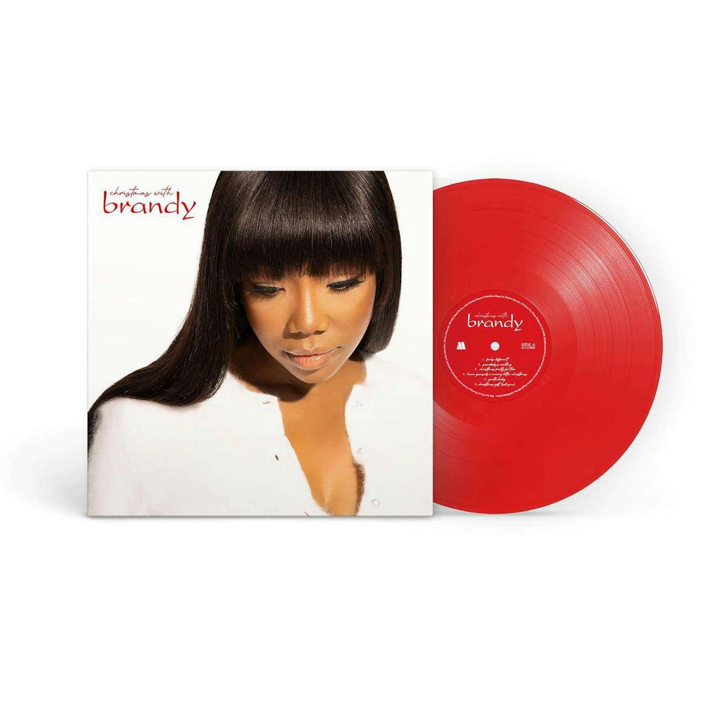 Christmas With Brandy (Red) Vinyl Record