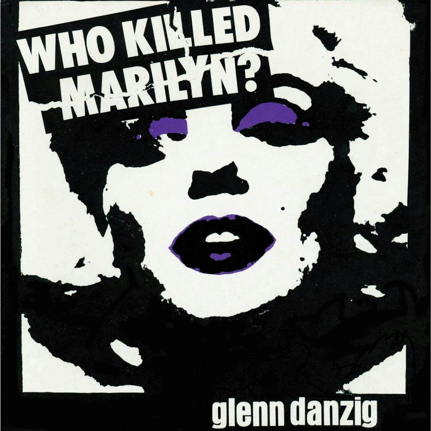 Danzig Who Killed Marilyn? (White Purple Black Haze) Vinyl Record