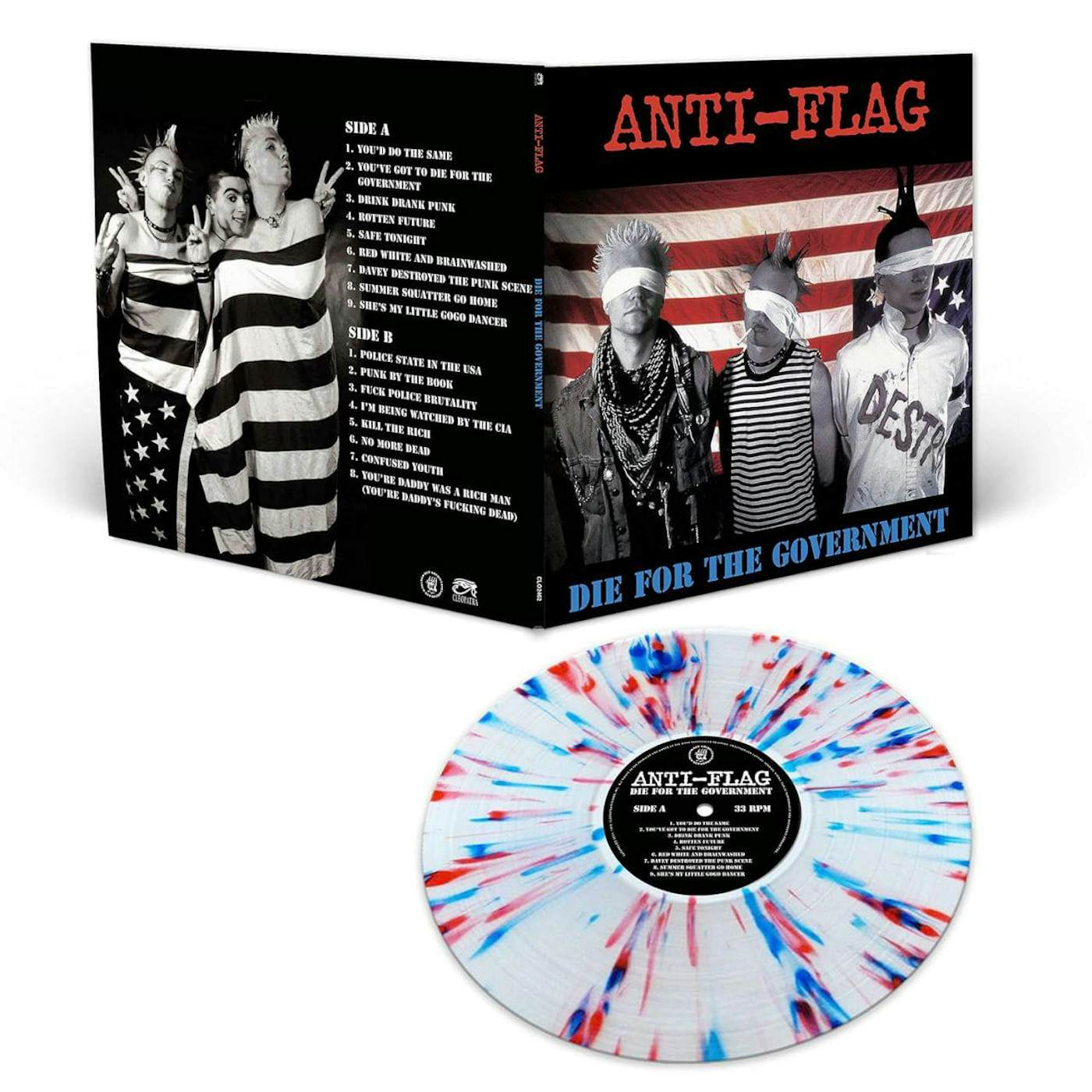 Anti-Flag Die For The Government (Explicit/Splatter) Vinyl Record