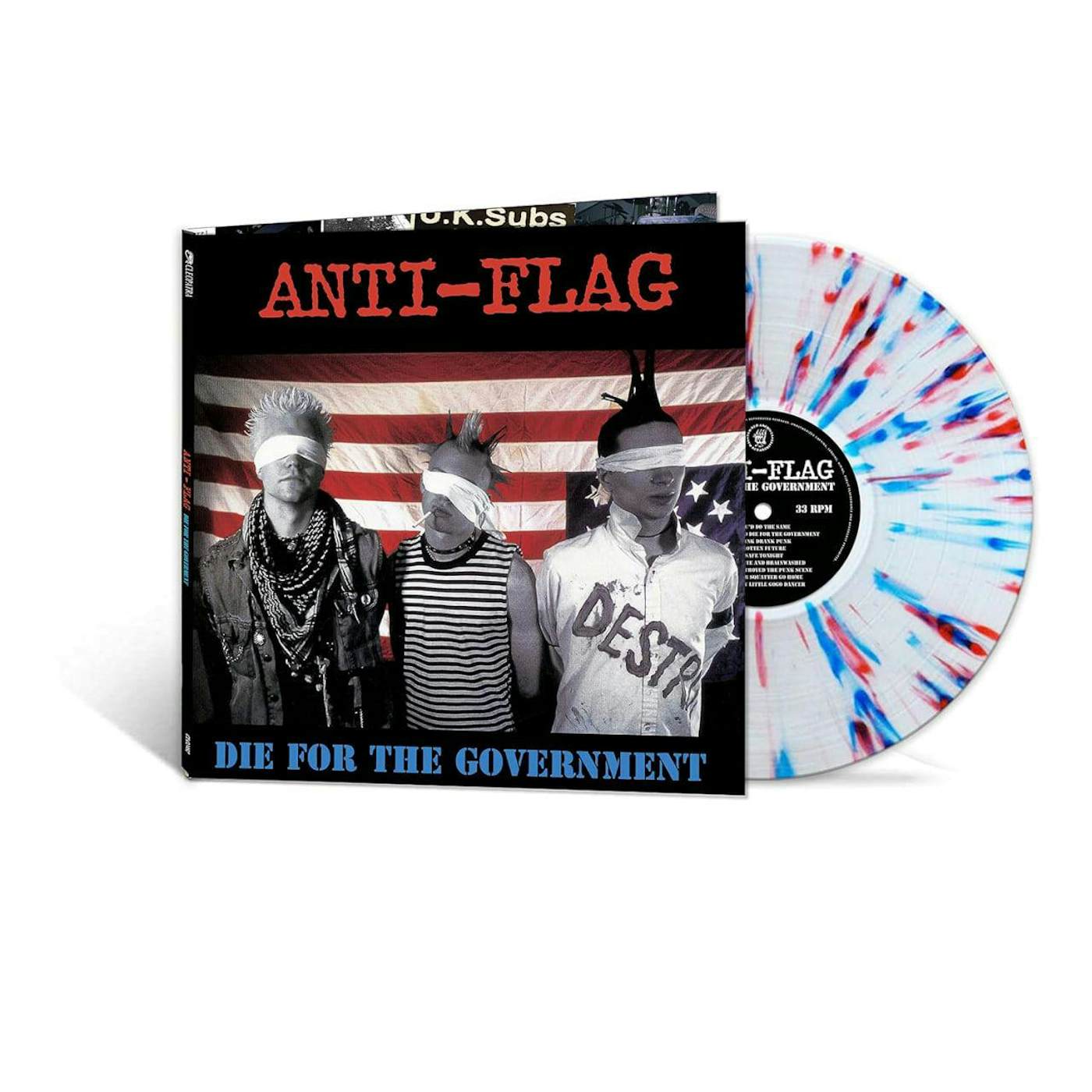 Anti-Flag Die For The Government (Explicit/Splatter) Vinyl Record