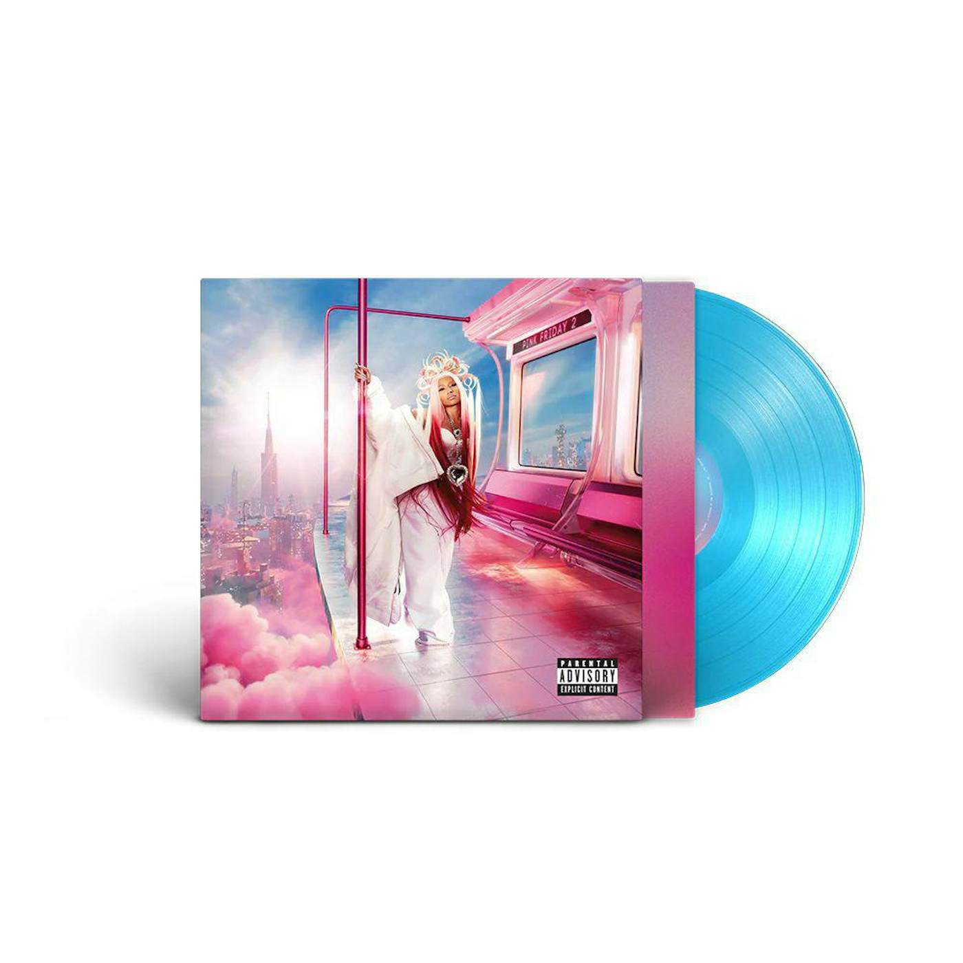 Nicki Minaj Pink Friday 2 (Electric Blue/Explicit Content) Vinyl Record