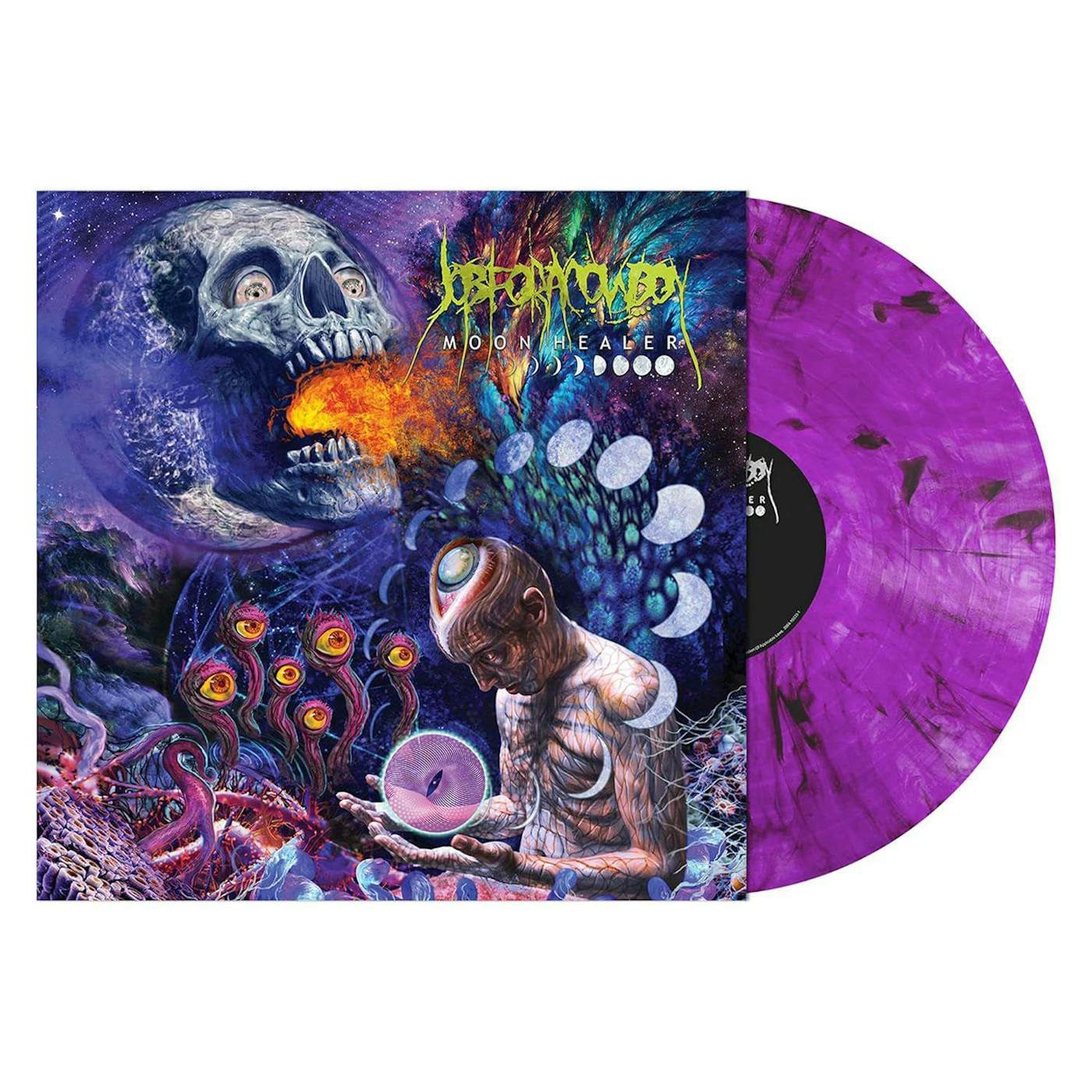 Job For A Cowboy Moon Healer (Purple/Black Smoke) Vinyl Record