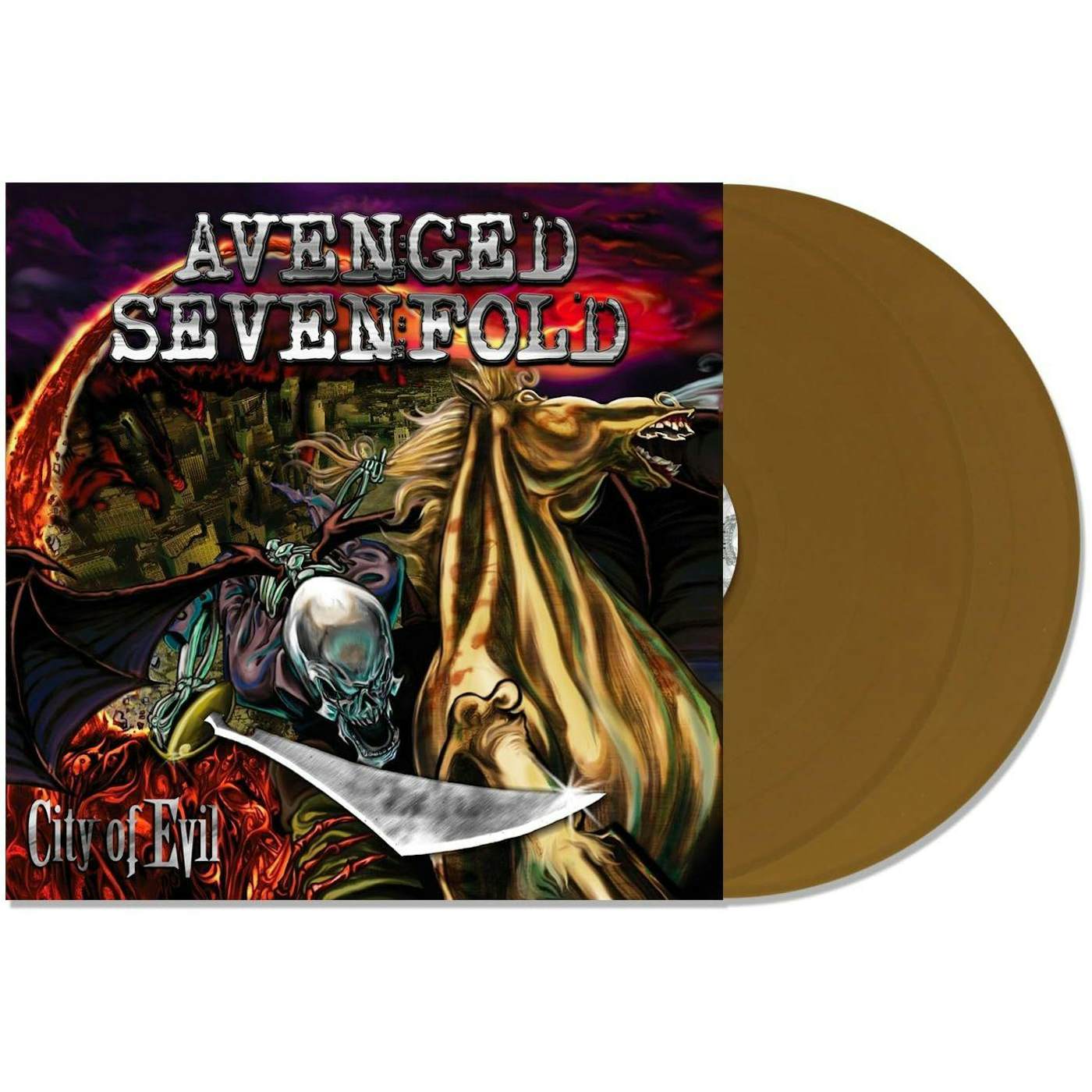 Avenged Sevenfold City Of Evil (Gold) (Explicit Content) Vinyl Record