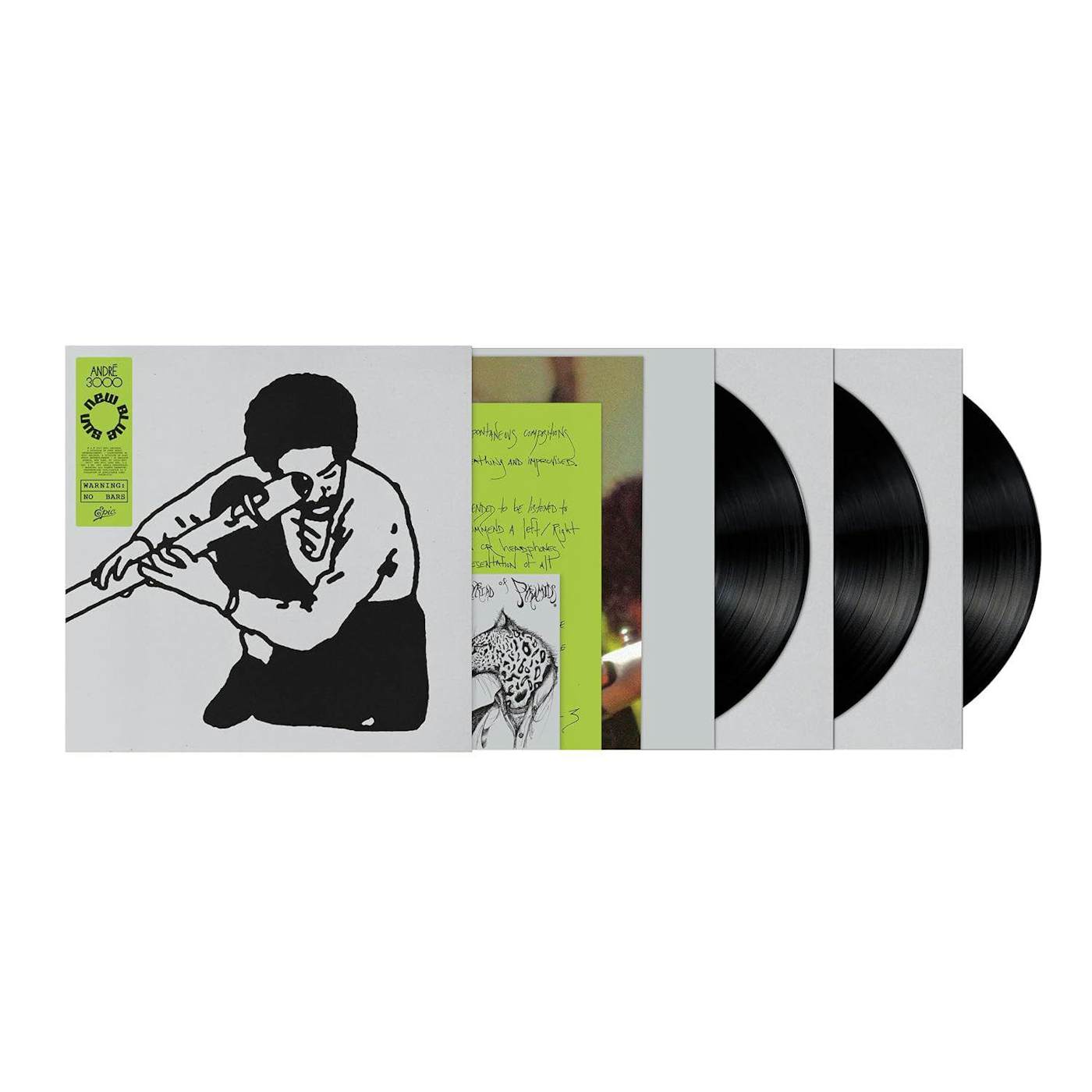 André 3000 New Blue Sun (3LP/180 Gram/Poster) Vinyl Record
