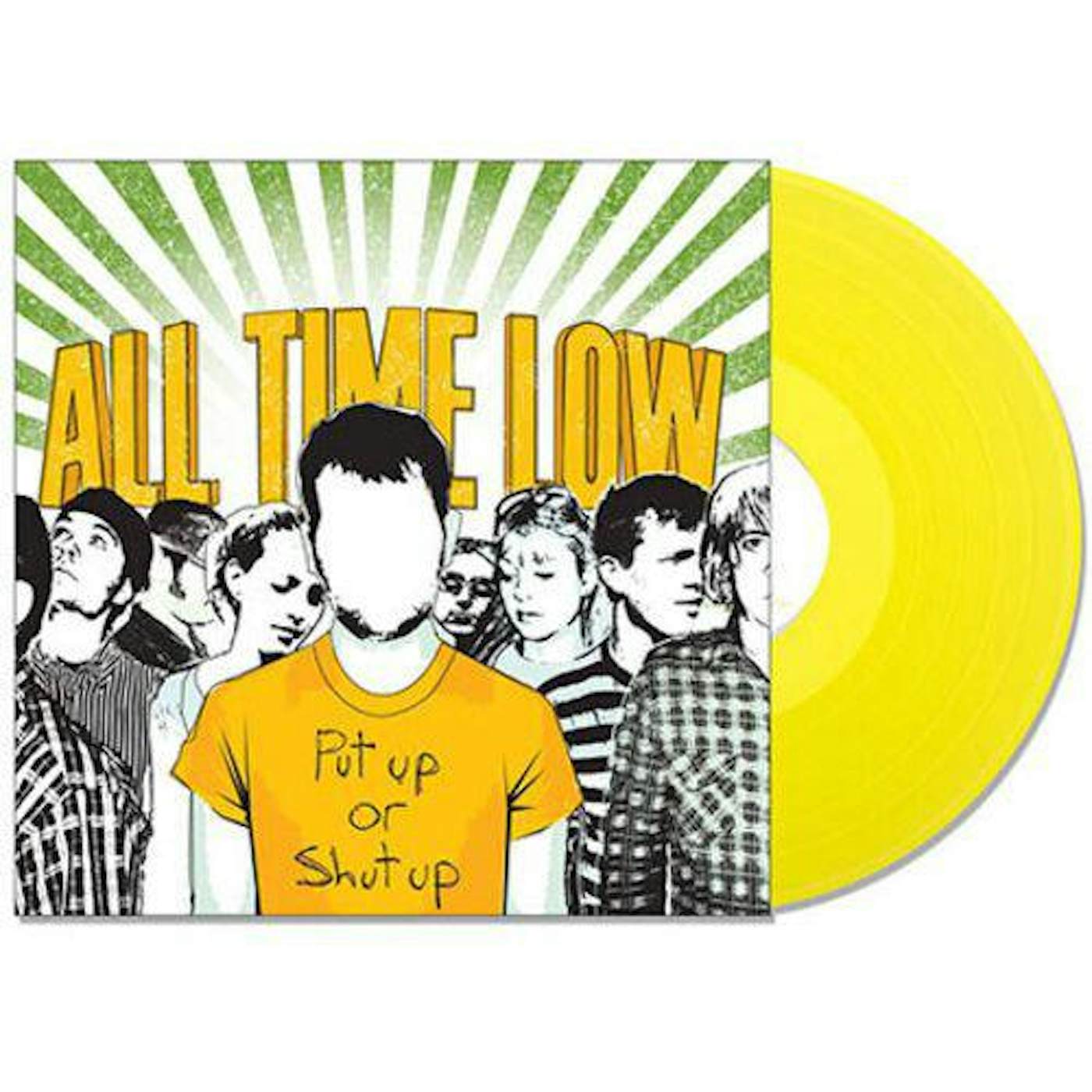 All Time Low Put Up Or Shut Up (Yellow) Vinyl Record