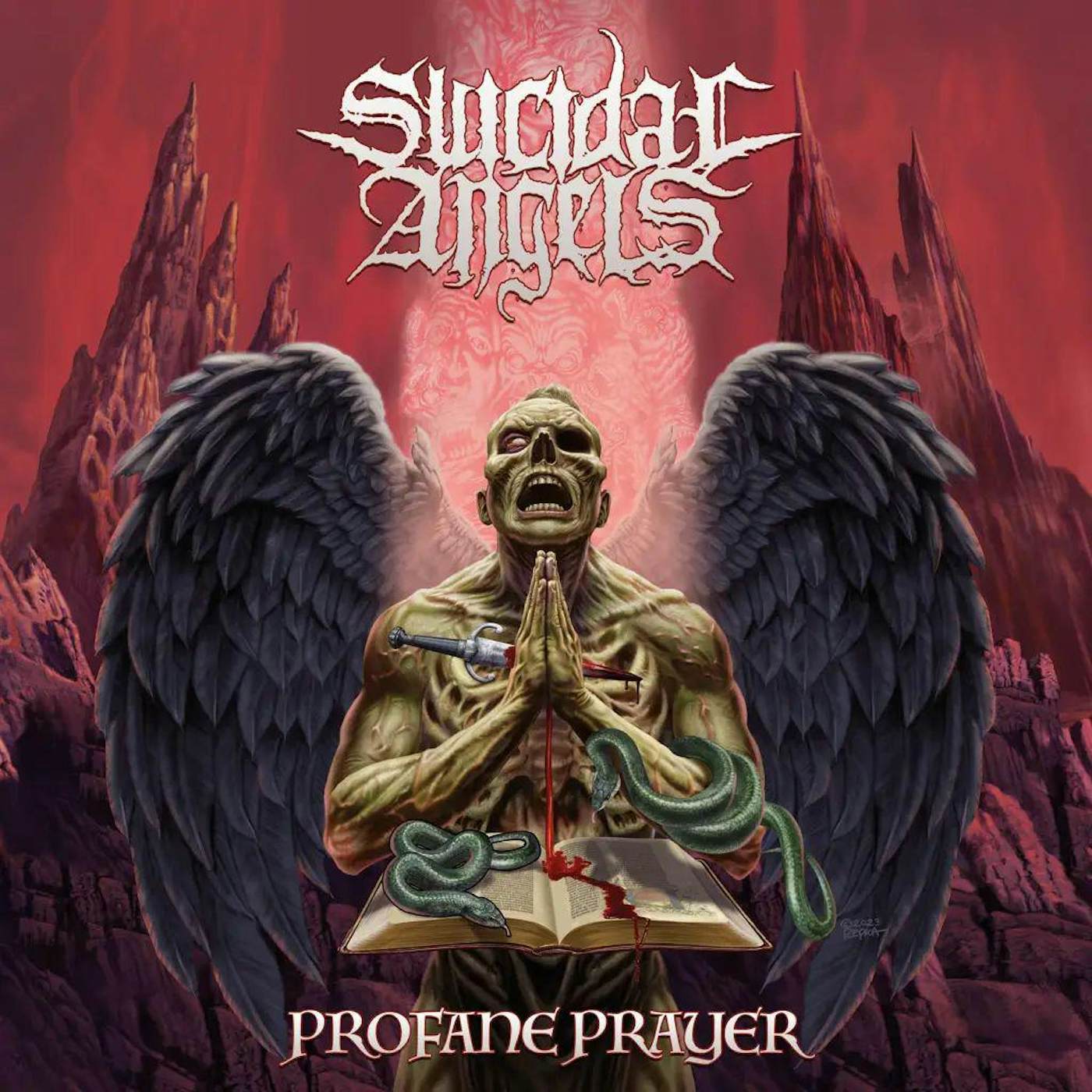 Suicidal Angels Profane Prayer - Red Vinyl Record
