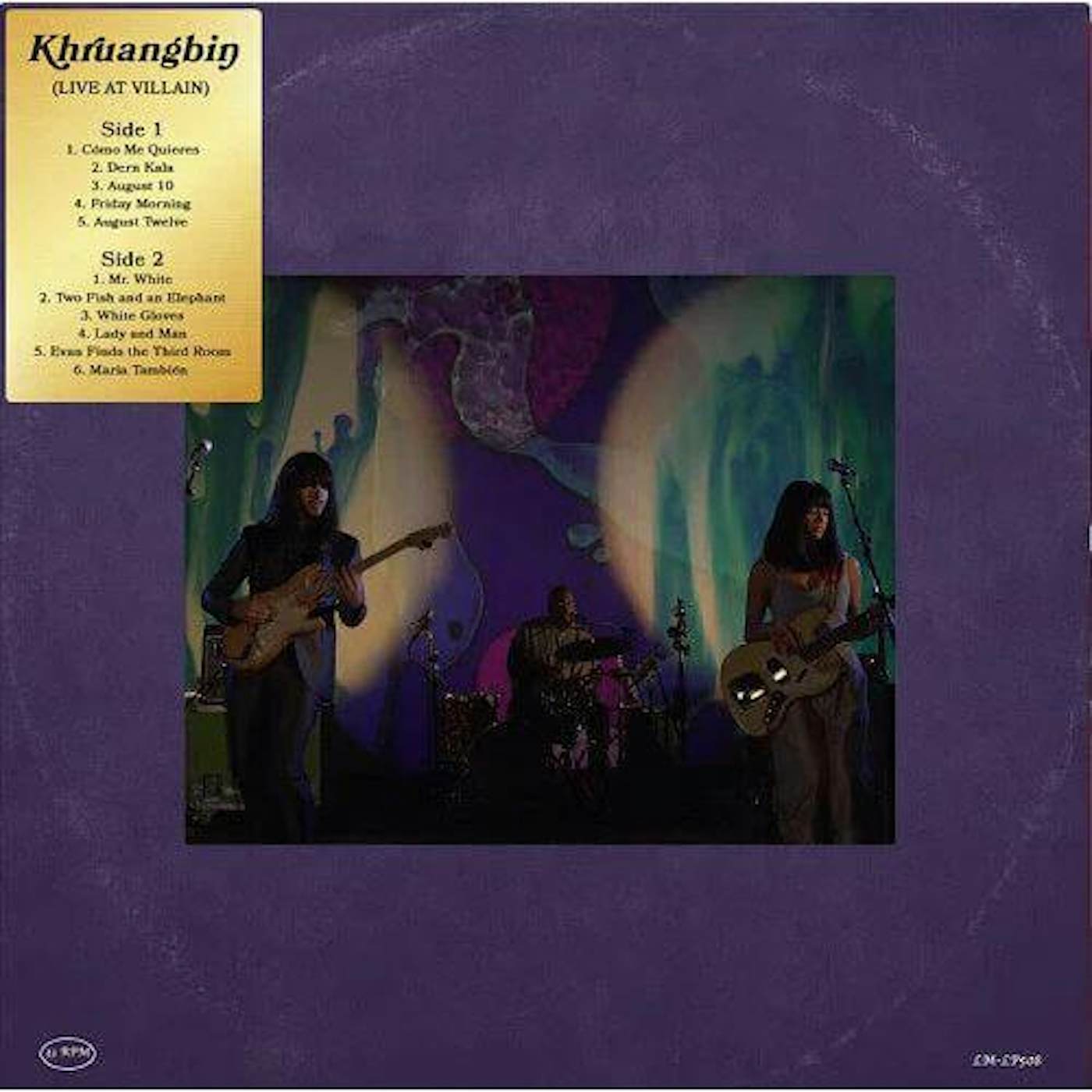 Khruangbin LIVE AT VILLAIN Vinyl Record