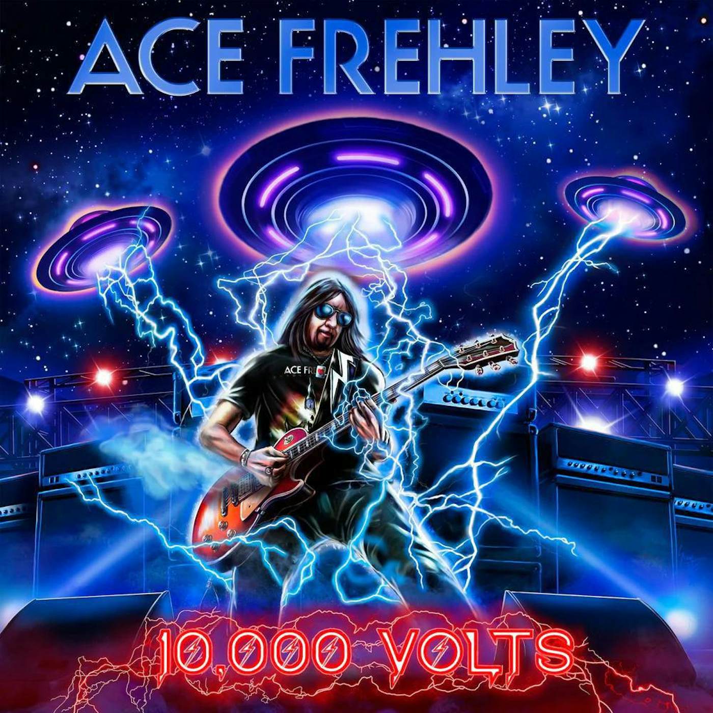 Ace Frehley 10,000 Volts (Red) Vinyl Record