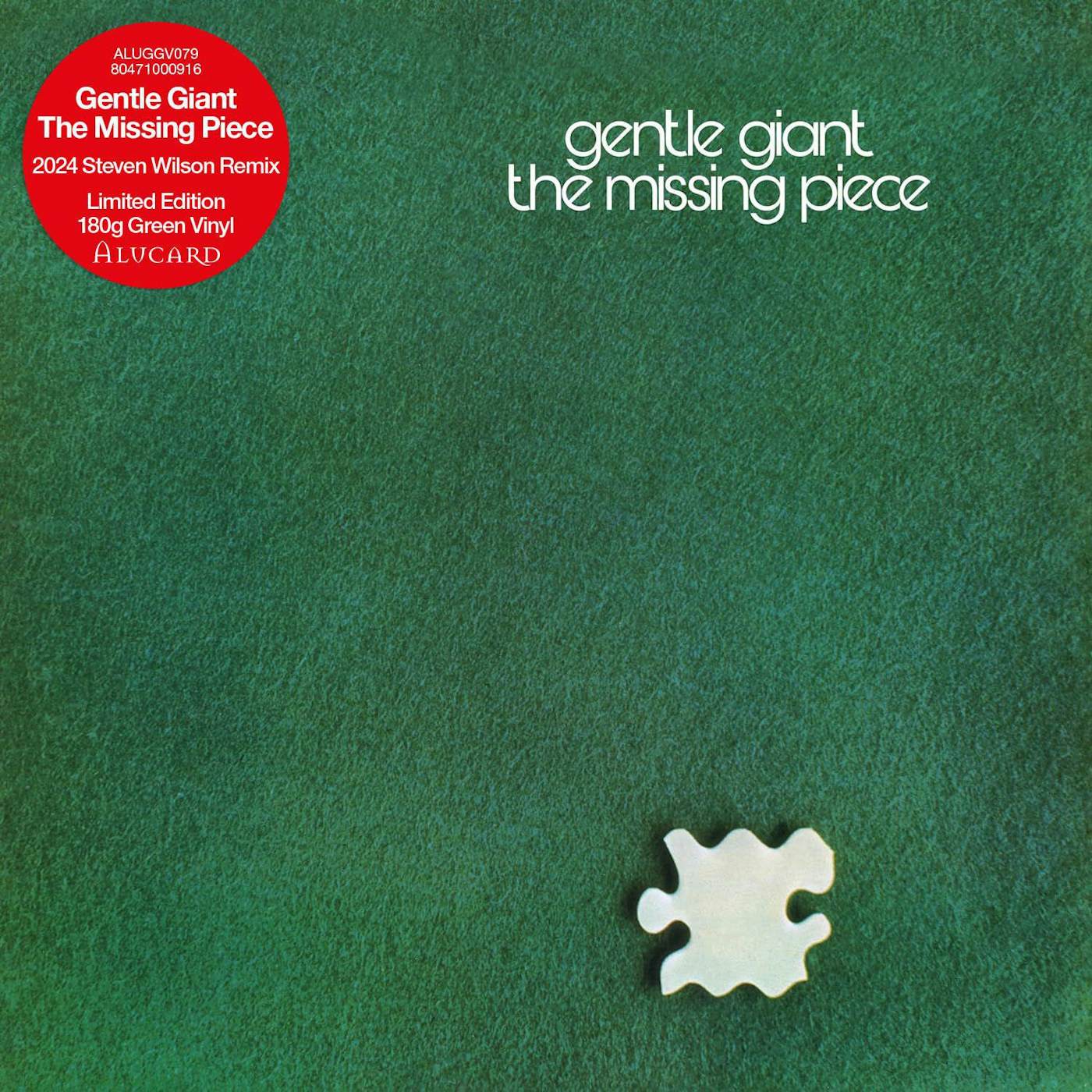 Gentle Giant Missing Piece - Steven Wilson Remix (Green) Vinyl Record