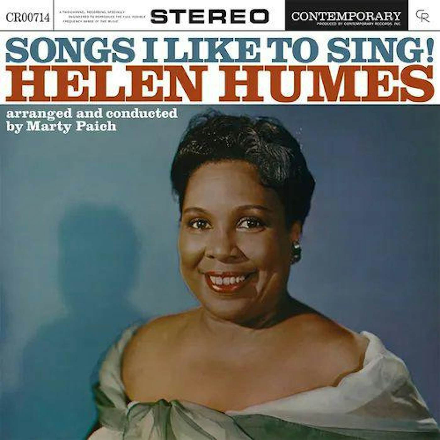 Helen Humes Songs I Like To Sing (Contemporary Records) Vinyl Record