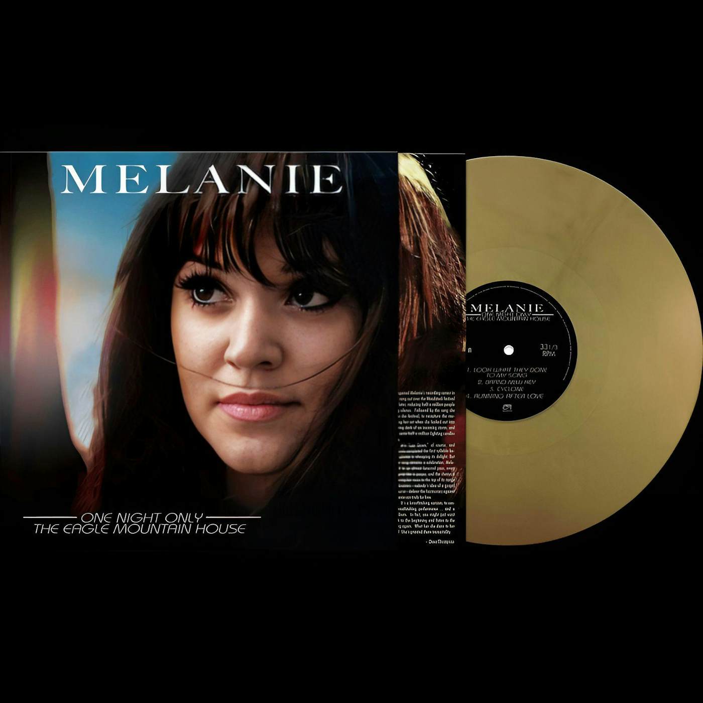 Melanie One Night Only - Eagle Mountain House - Gold Vinyl Record