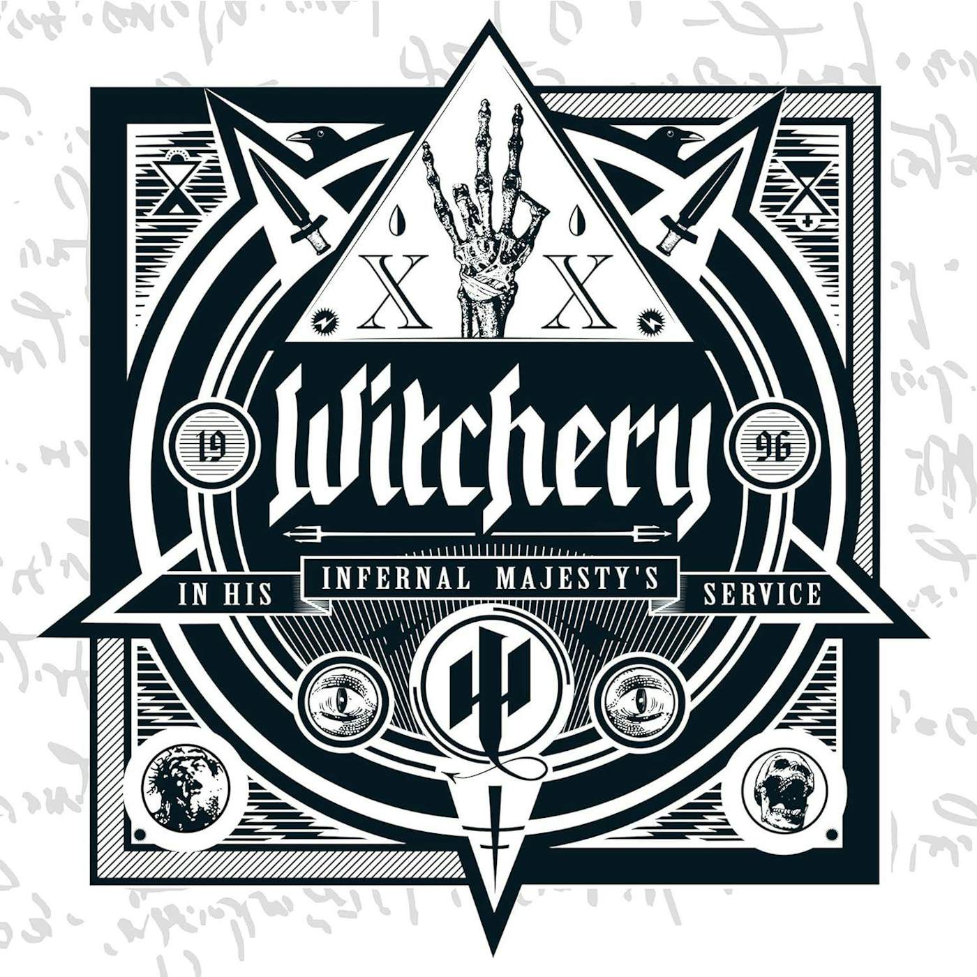 Witchery In His Infernal Majesty's Service (Limited/Black/White Swirl) Vinyl Record