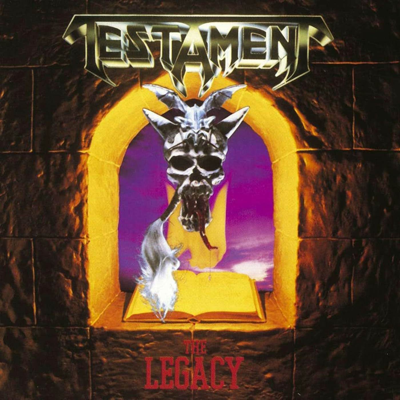 Testament Legacy - Purple W Yellow Splatter Vinyl Record