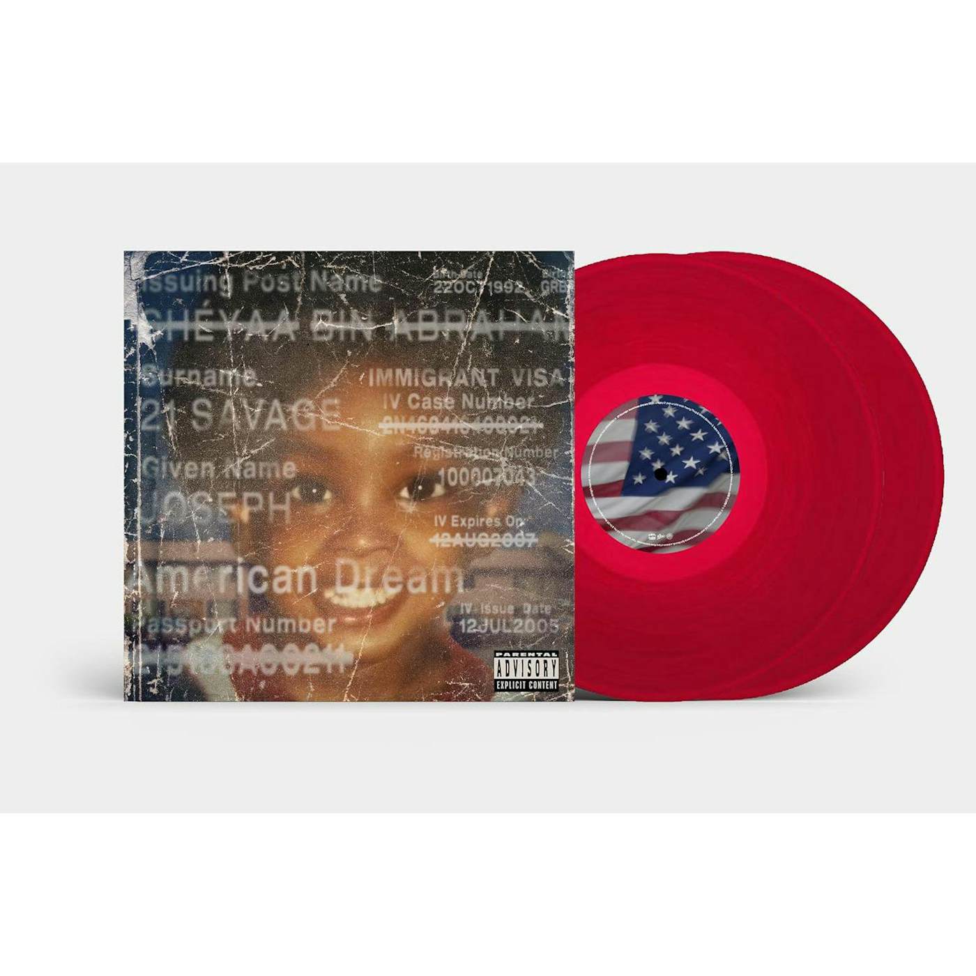 21 Savage American Dream (Red 2LP) Vinyl Record