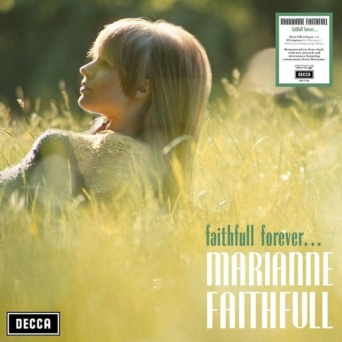 Marianne Faithfull Faithfull Forever (Clear) Vinyl Record