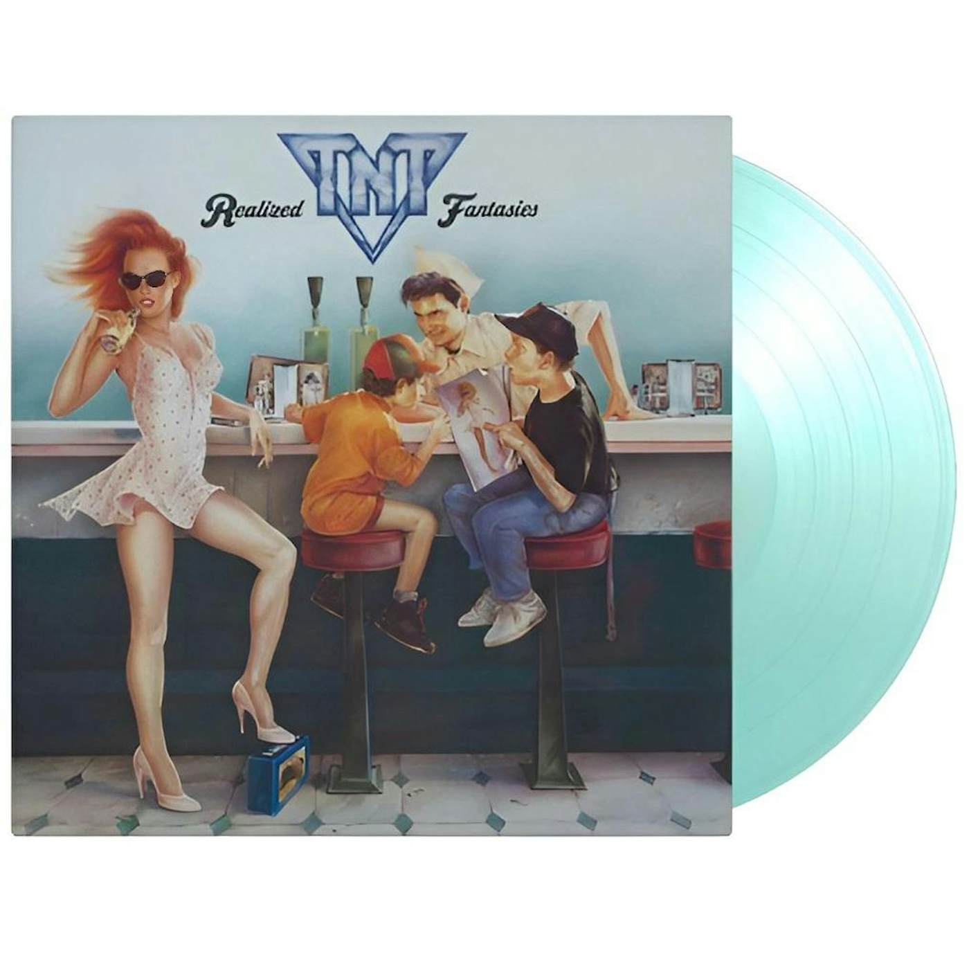 TNT Realized Fantasies - Limited 180-Gram Crystal Clear & Turquoise Marble Vinyl Record
