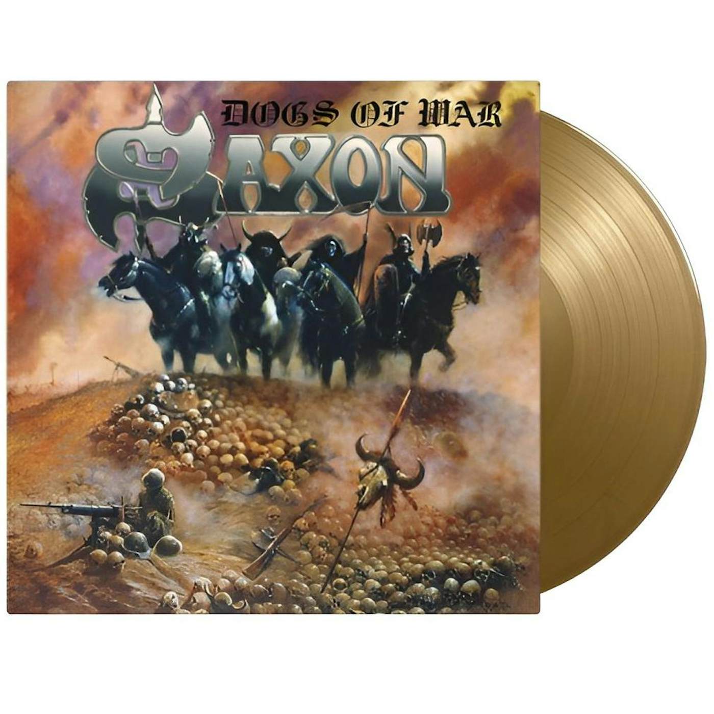 Saxon Dogs Of War (Limited Edition, 180 Gram, Gold) Vinyl Record