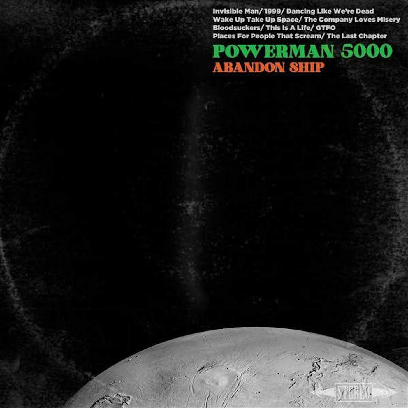 Powerman 5000 Abandon Ship - Green Marble (Bonus Track) Vinyl Record