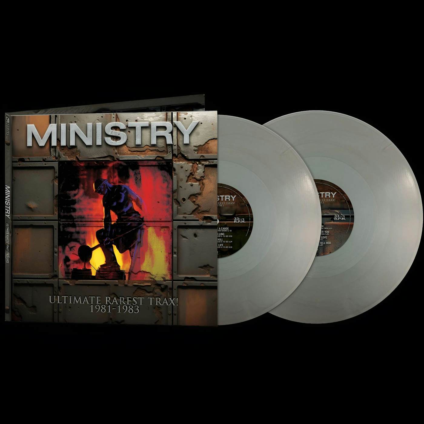 Ministry Ultimate Rarest Trax (2LP/Silver) Vinyl Record