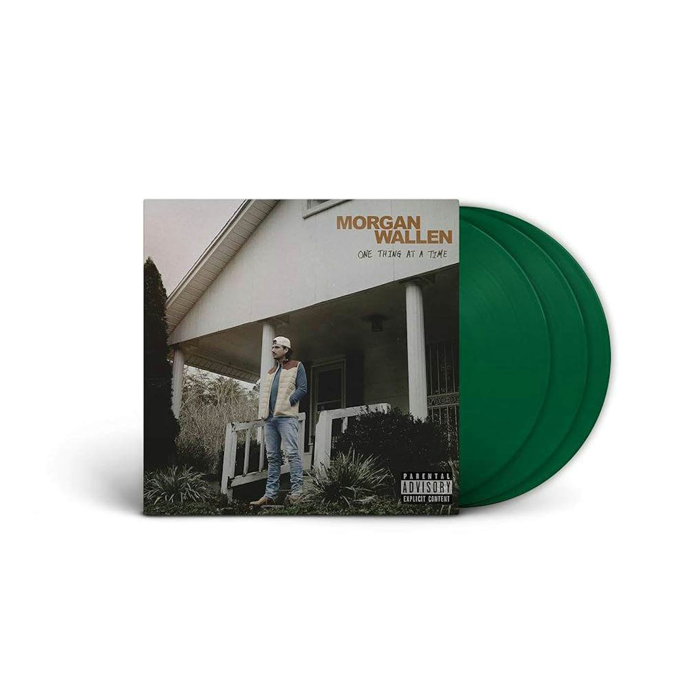 Morgan Wallen One Thing At A Time (3LP/Limited/Green) Vinyl Record