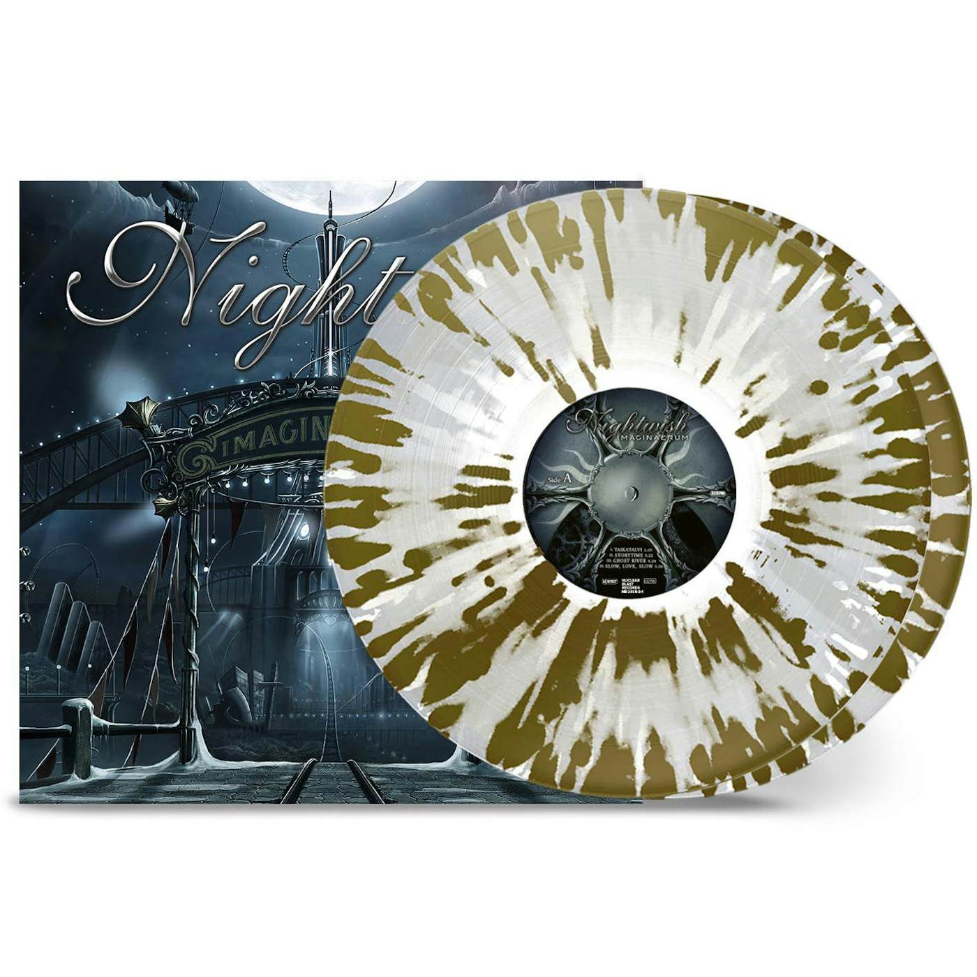 Nightwish Imaginaerum (2LP/Clear Gold White Splatter) Vinyl Record